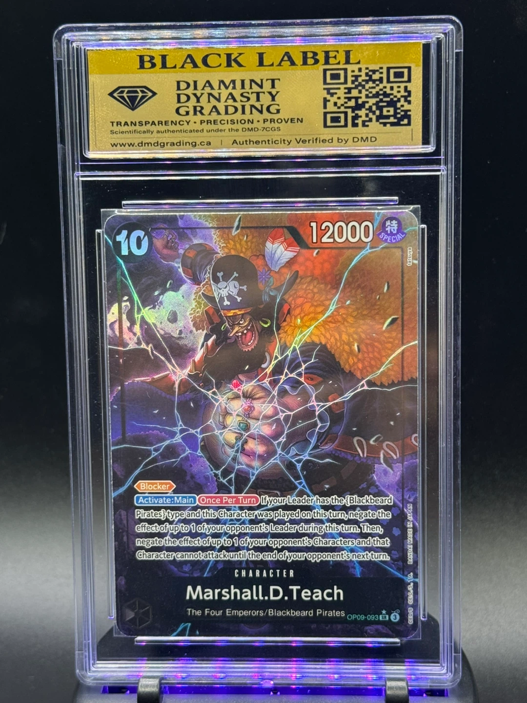 Pop 1 1st ever BL One Piece Card - Marshall D. Teach OP09-093 - photo 4