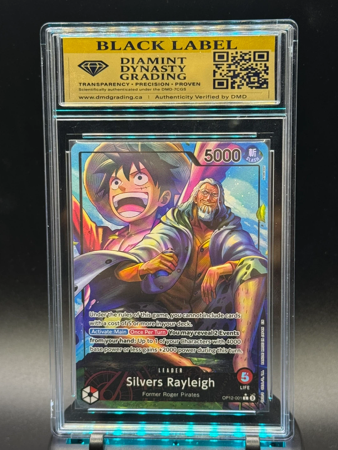 One Piece Card Game - Silvers Rayleigh Leader OP12-001 - photo 3