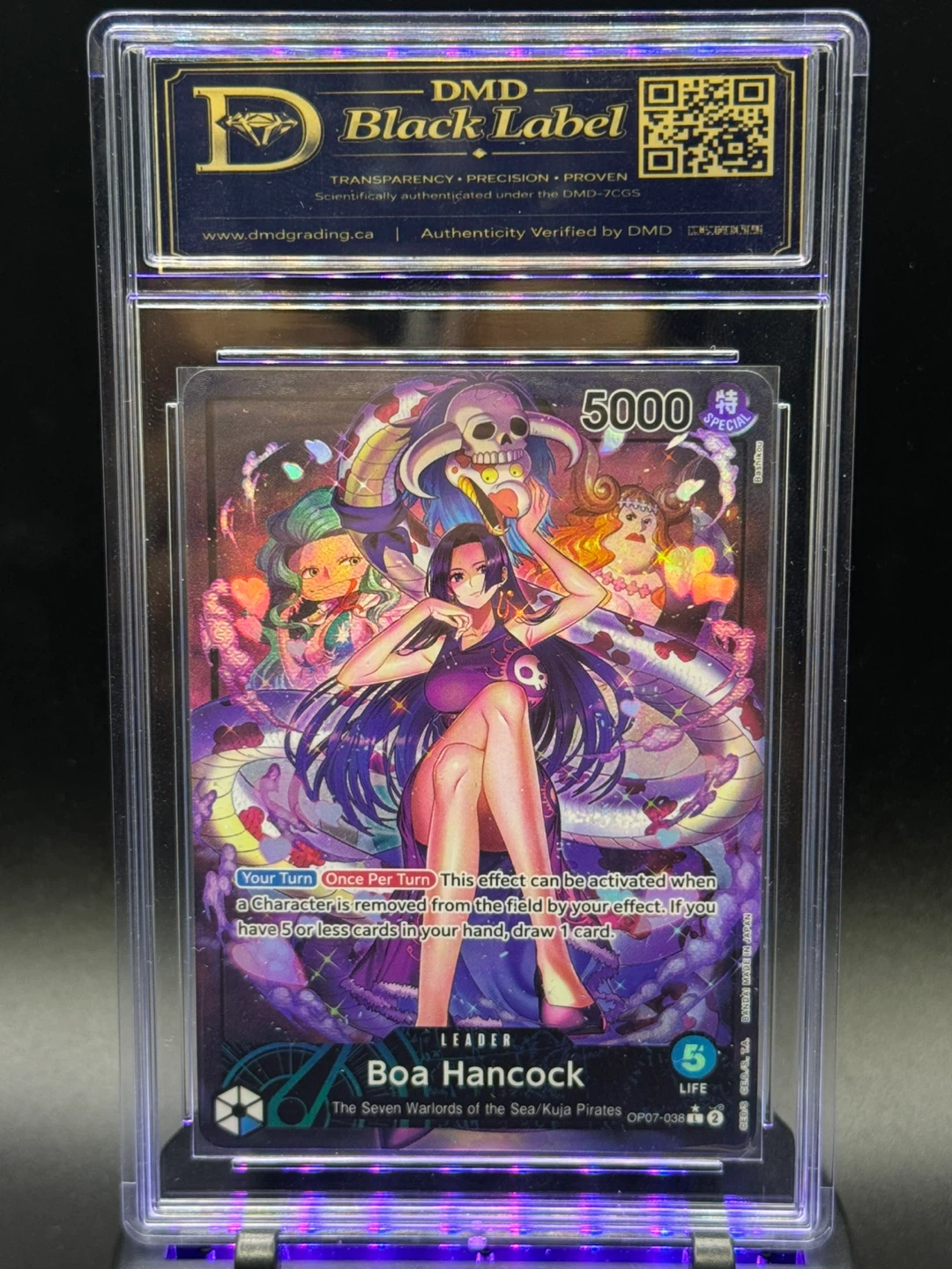 One Piece Card Game Leader Boa Hancock OP07-038 R - photo 5