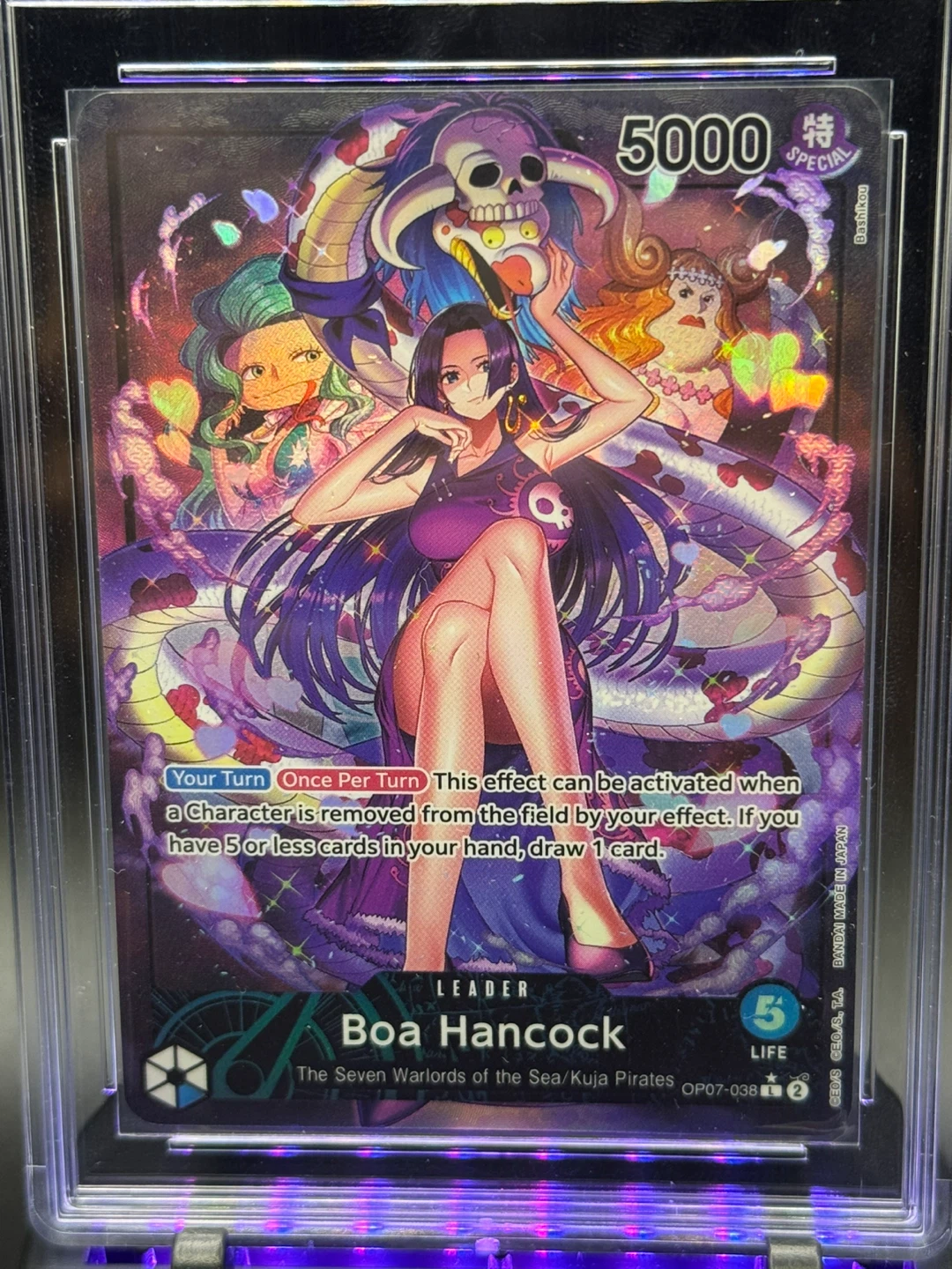 One Piece Card Game Leader Boa Hancock OP07-038 R