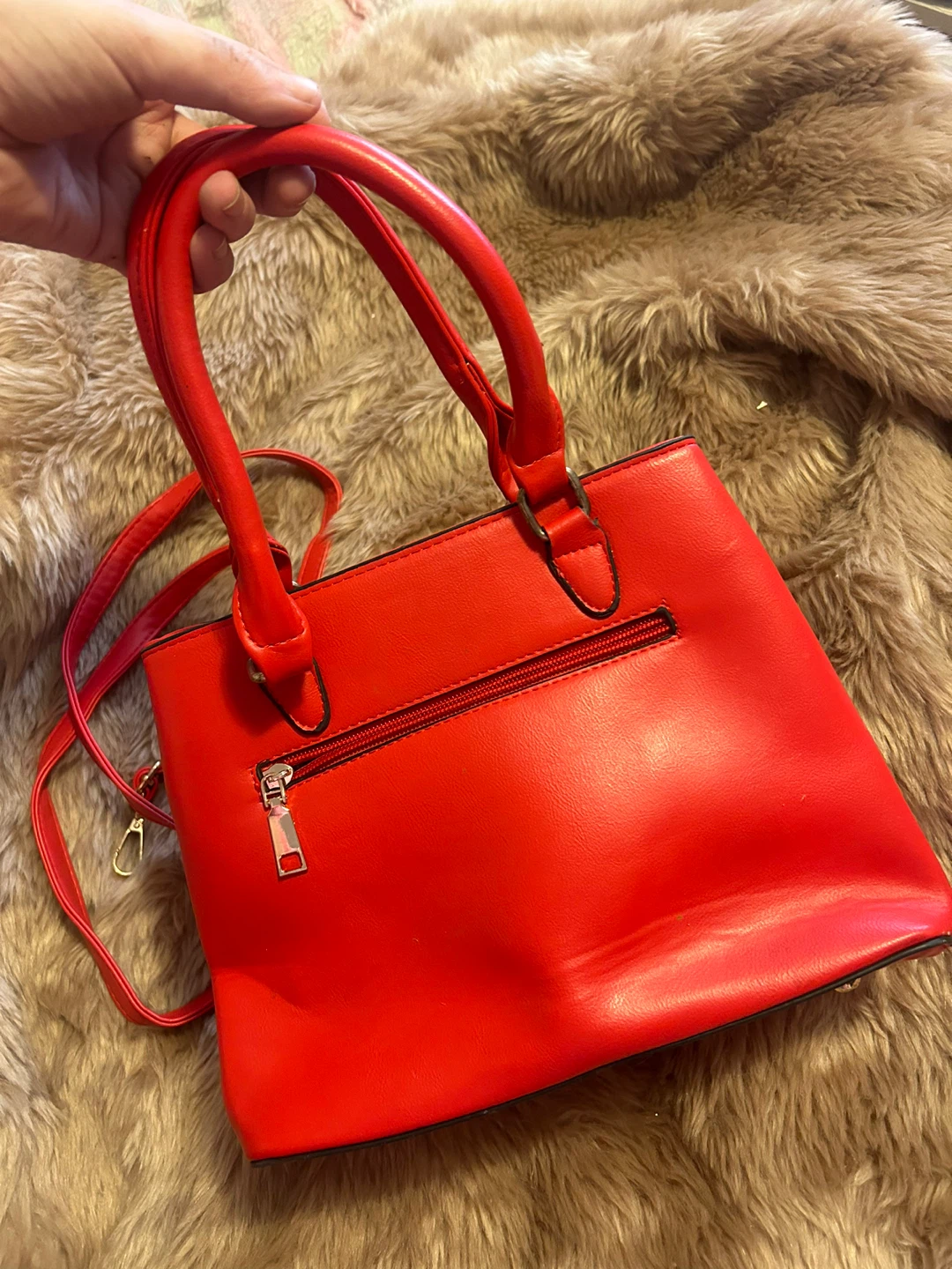 Prada Red Checkered Leather Handbag - photo 4