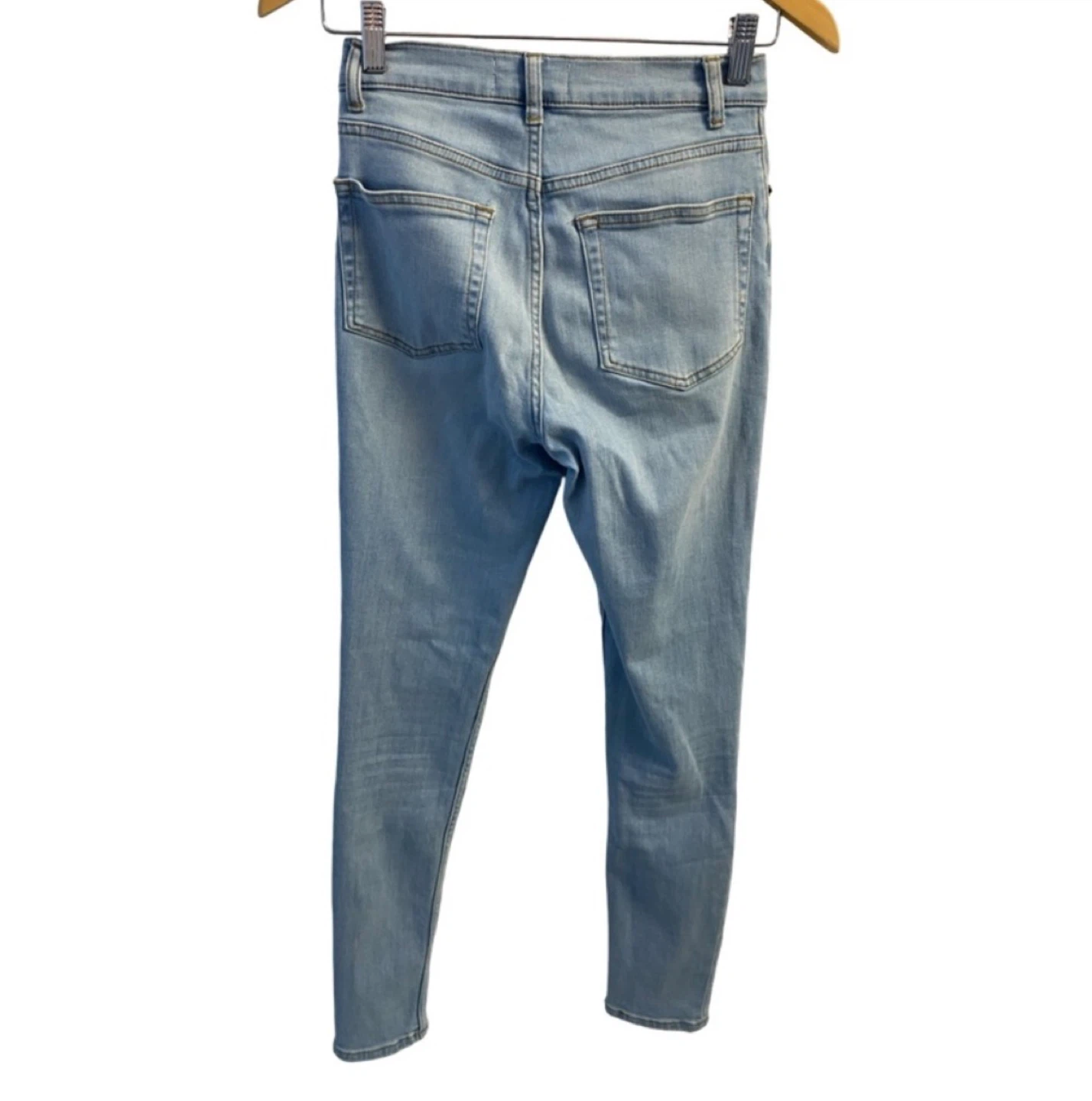 Reformation Skinny Jeans Amalfi Wash Small Rip Size 24 - photo 4