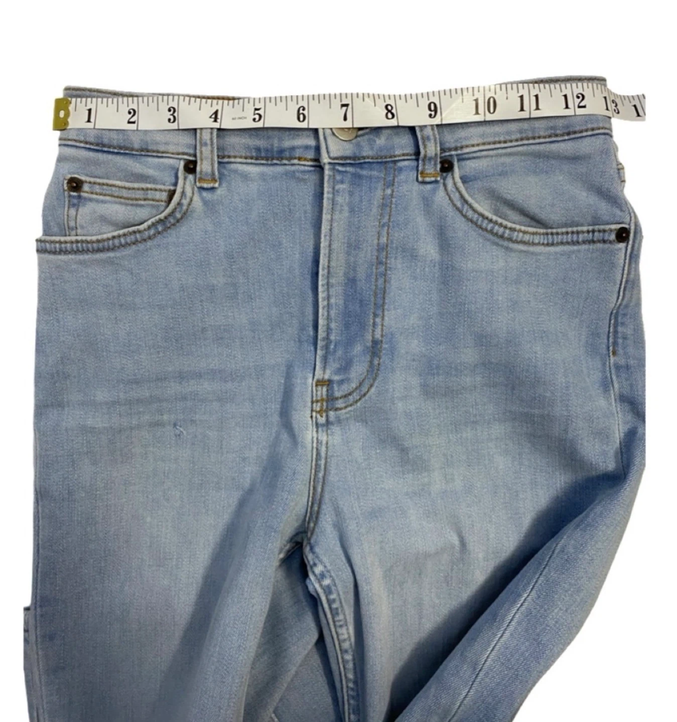 Reformation Skinny Jeans Amalfi Wash Small Rip Size 24 - photo 5