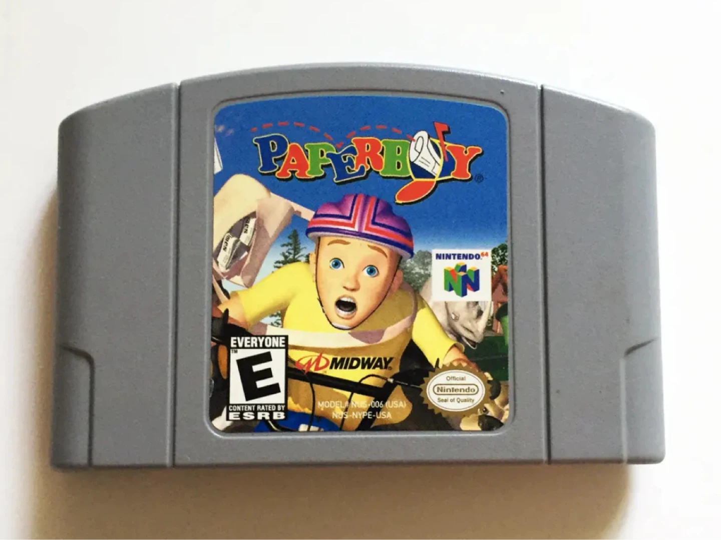 Nintendo 64 Paperboy Video Game Cartridge