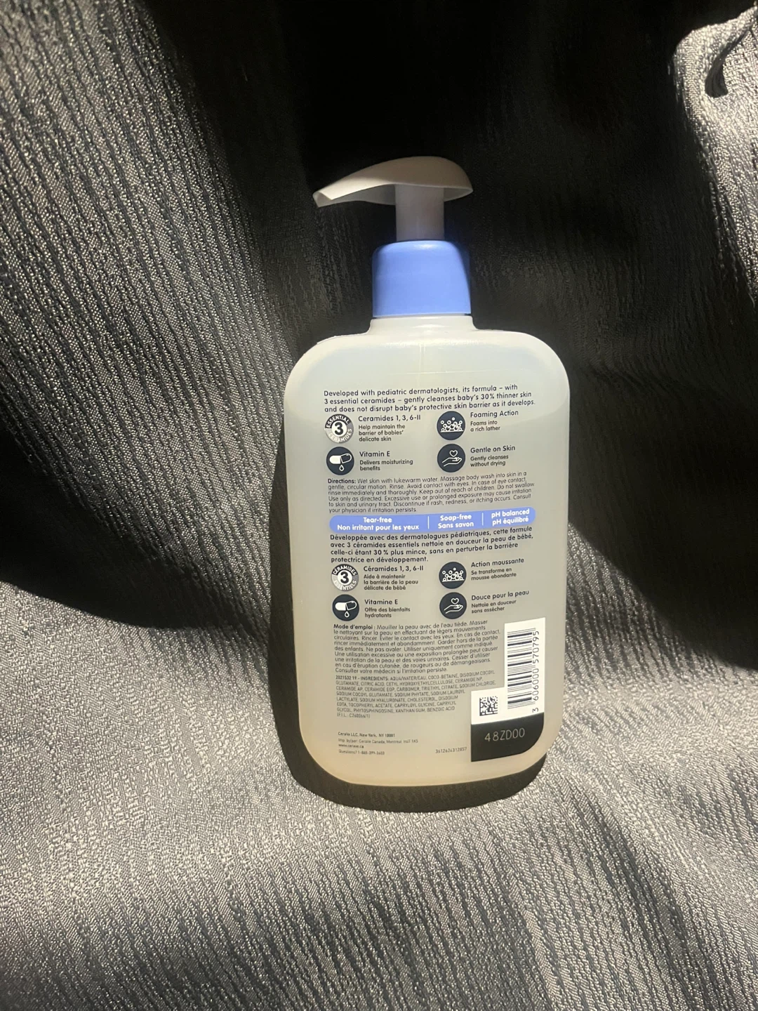 CeraVe Baby Wash & Shampoo 473 mL - photo 2