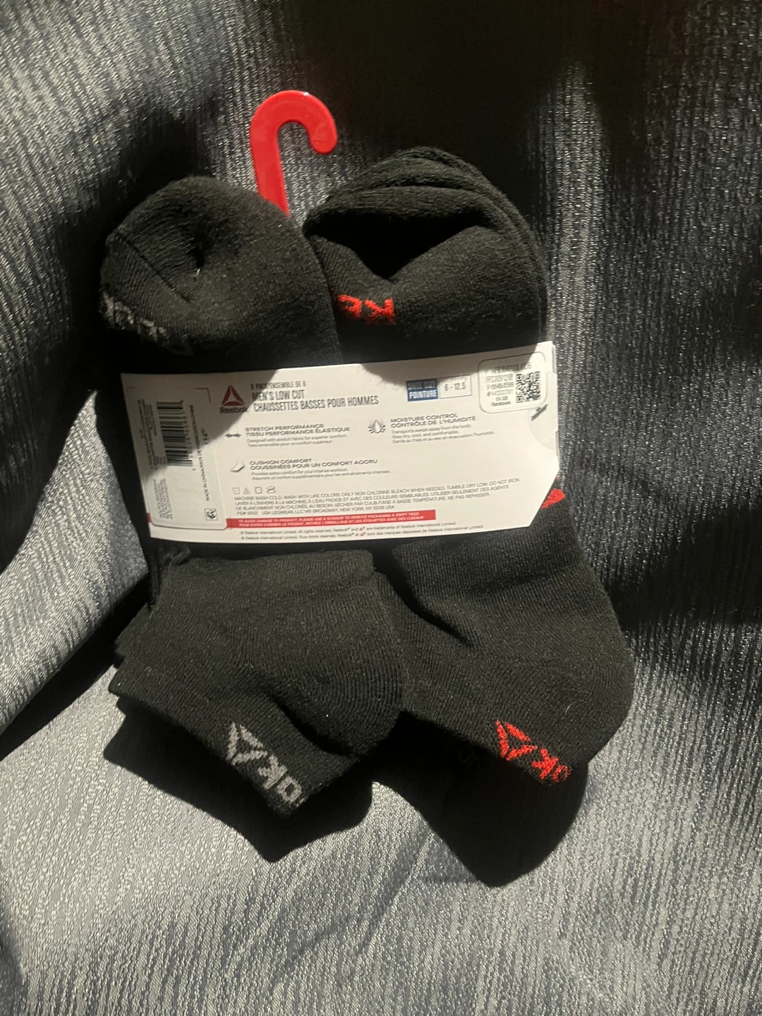 Reebok Men's 6-Pack Low Cut Socks Black - photo 2