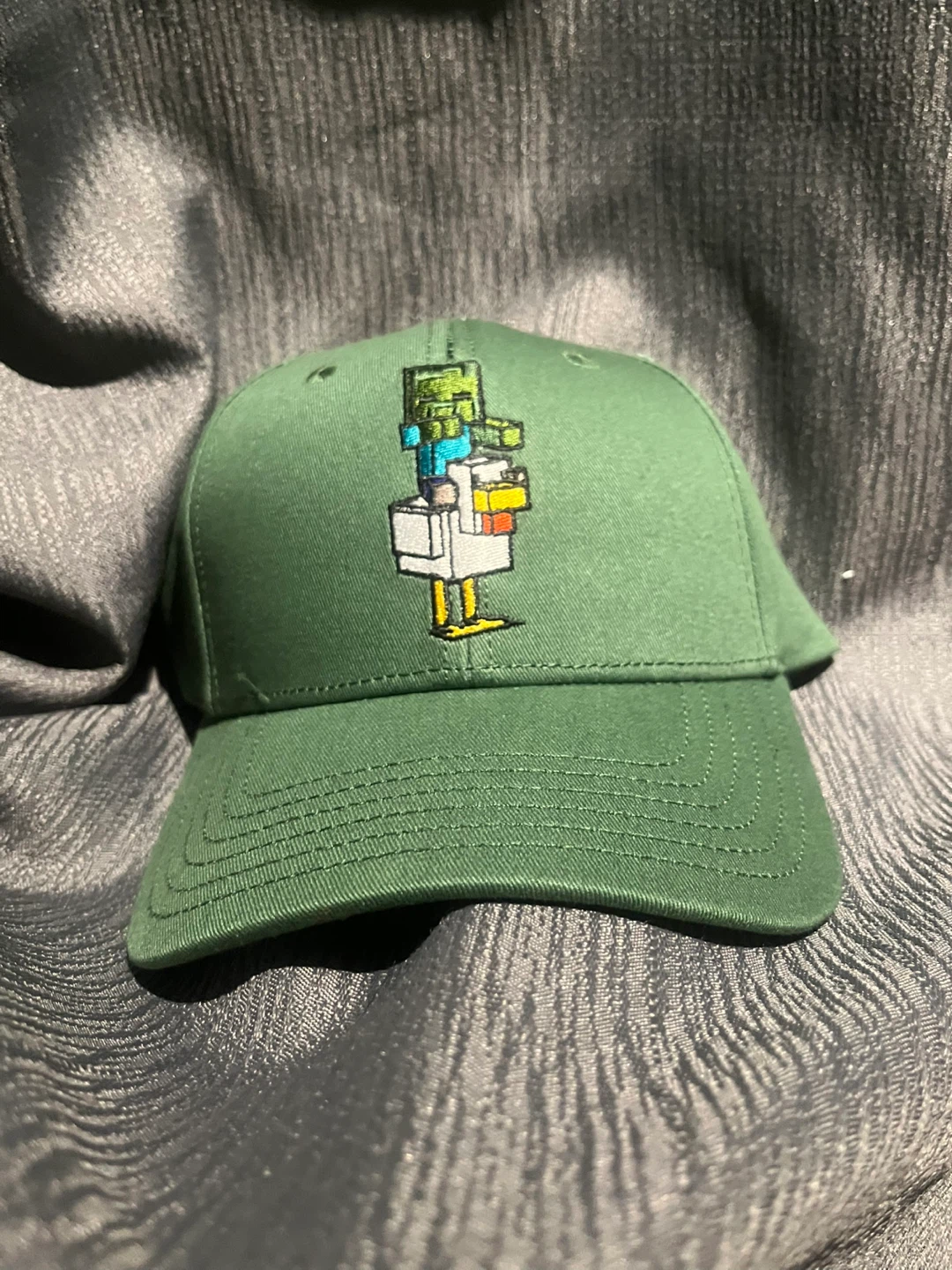 Minecraft Green Baseball Cap