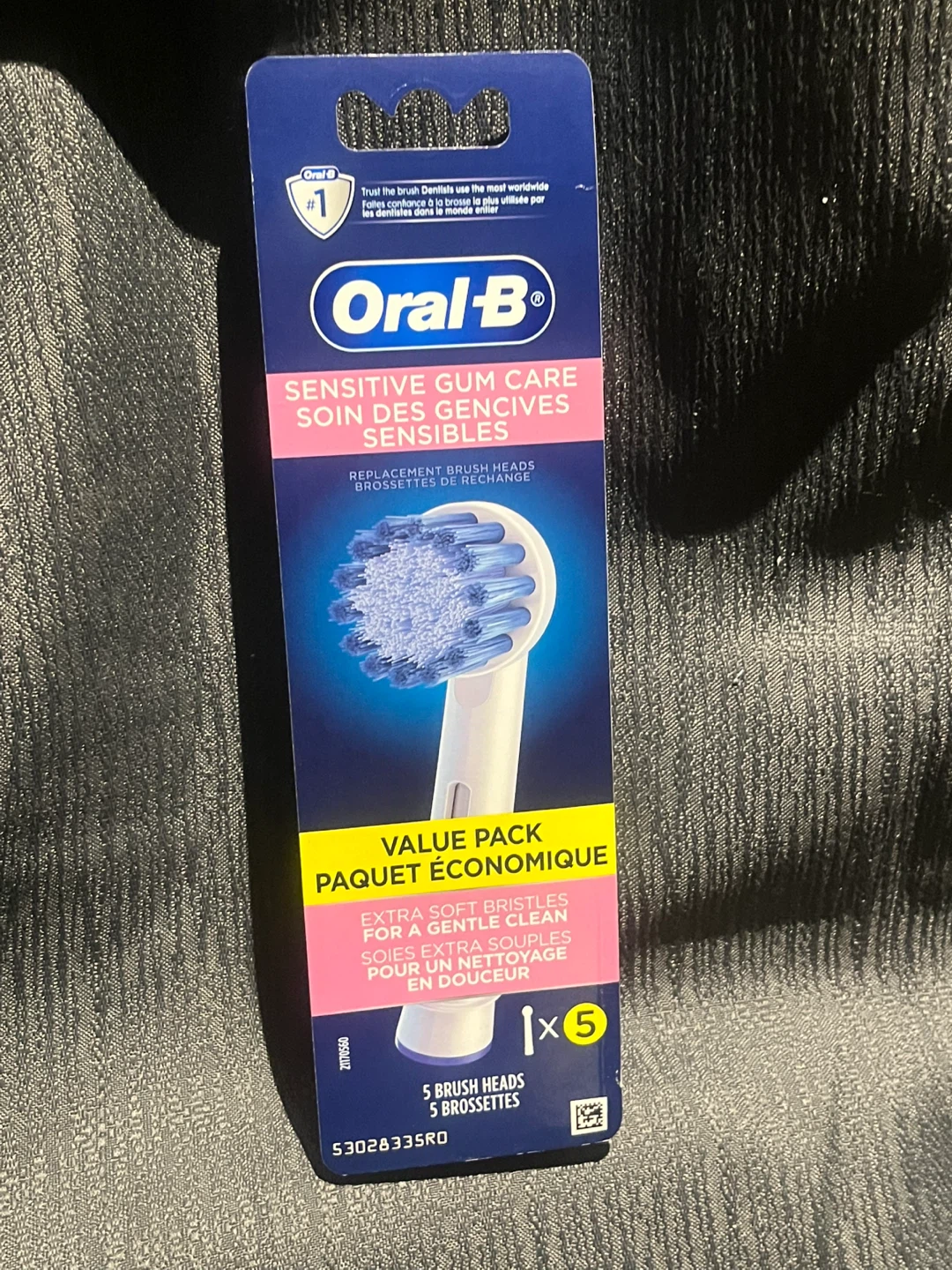 Oral-B Sensitive Gum Care Replacement Brush Heads - 5 Pack
