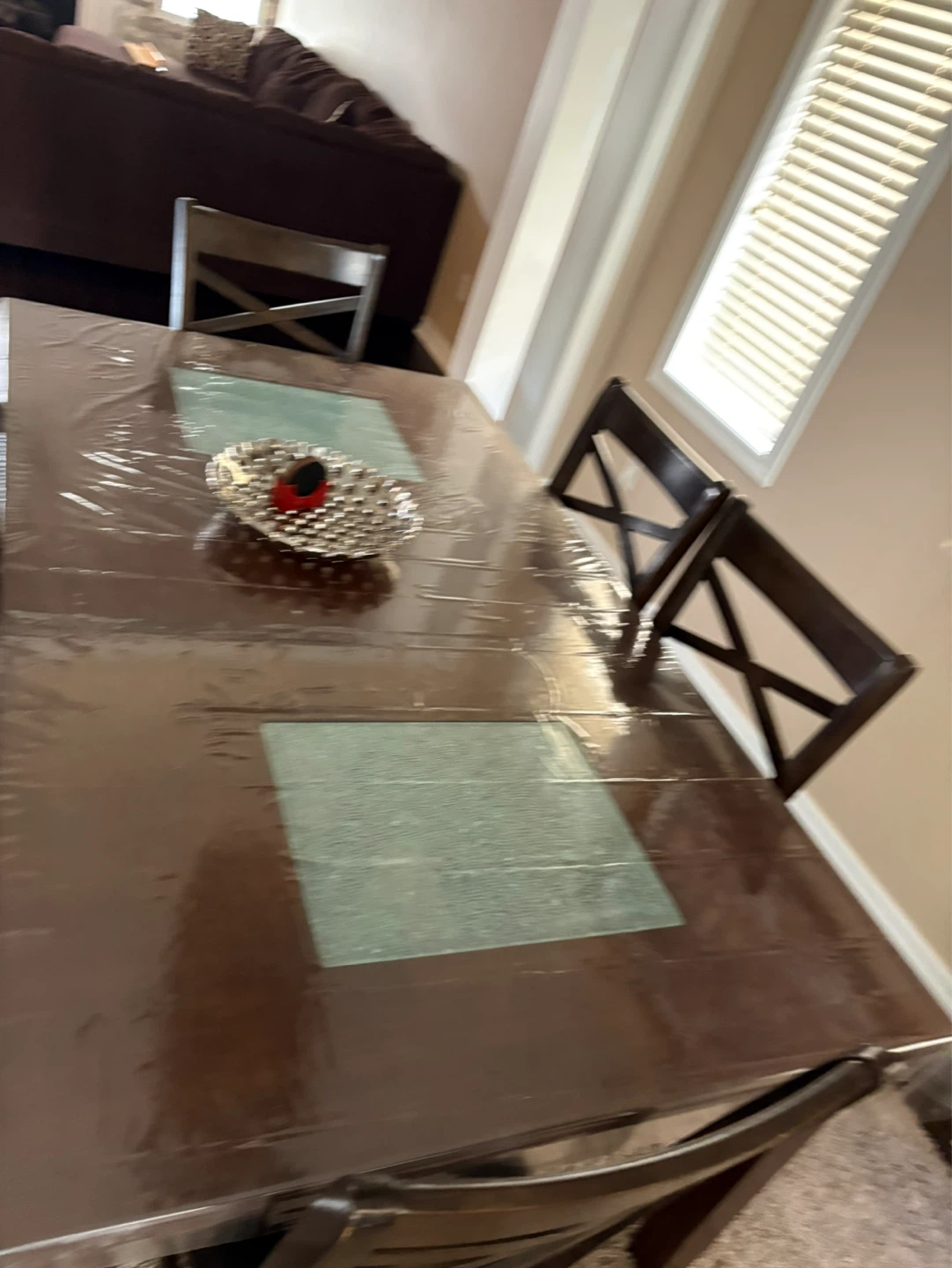 Dining Table and 6 Chairs Set with two mirrors - photo 2