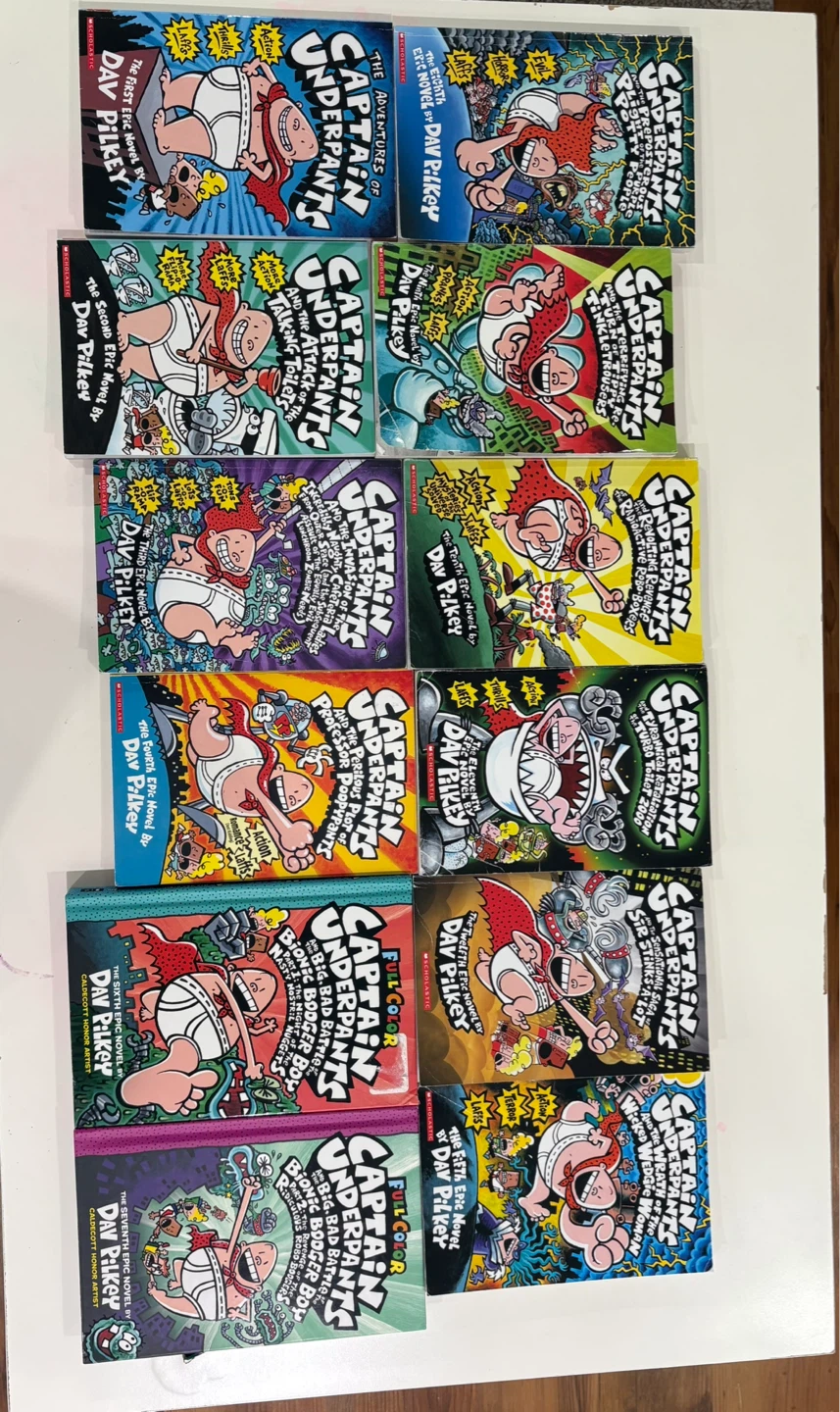 Captain Underpants Book Collection (12 Books) - photo 2