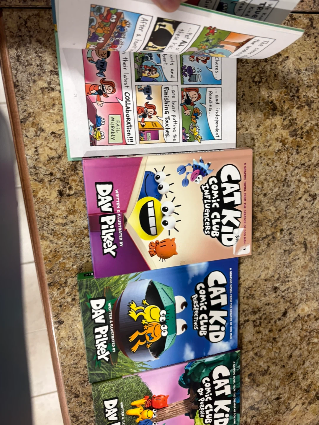 Cat Kid Comic Club Graphic Novels by Dav Pilkey (Set of 6) - photo 2