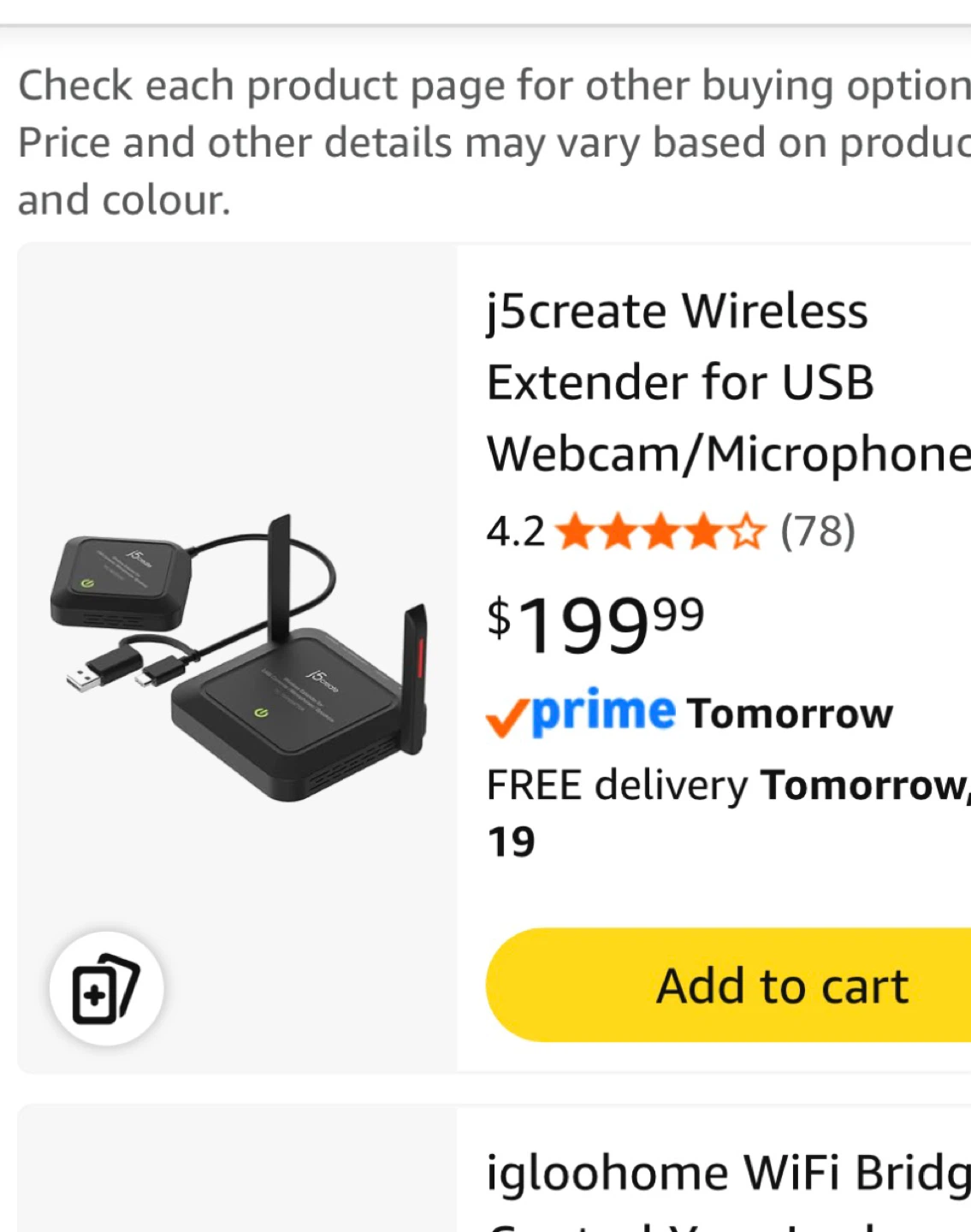 j5create Wireless Extender for USB Webcam/Microphones/Speakers