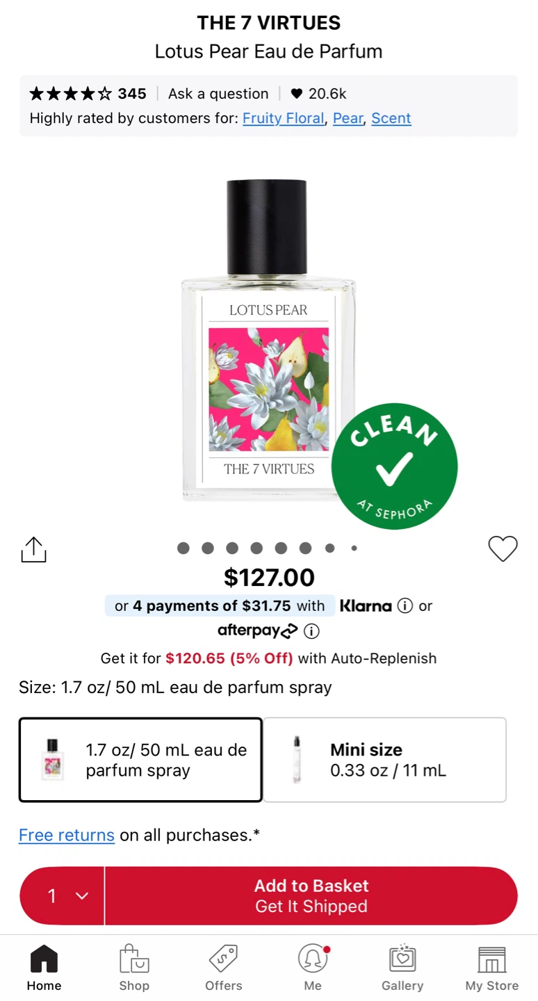 The 7 Virtues Perfume 🍐50ml - 🆕 UNISEX! 🎁 - photo 5