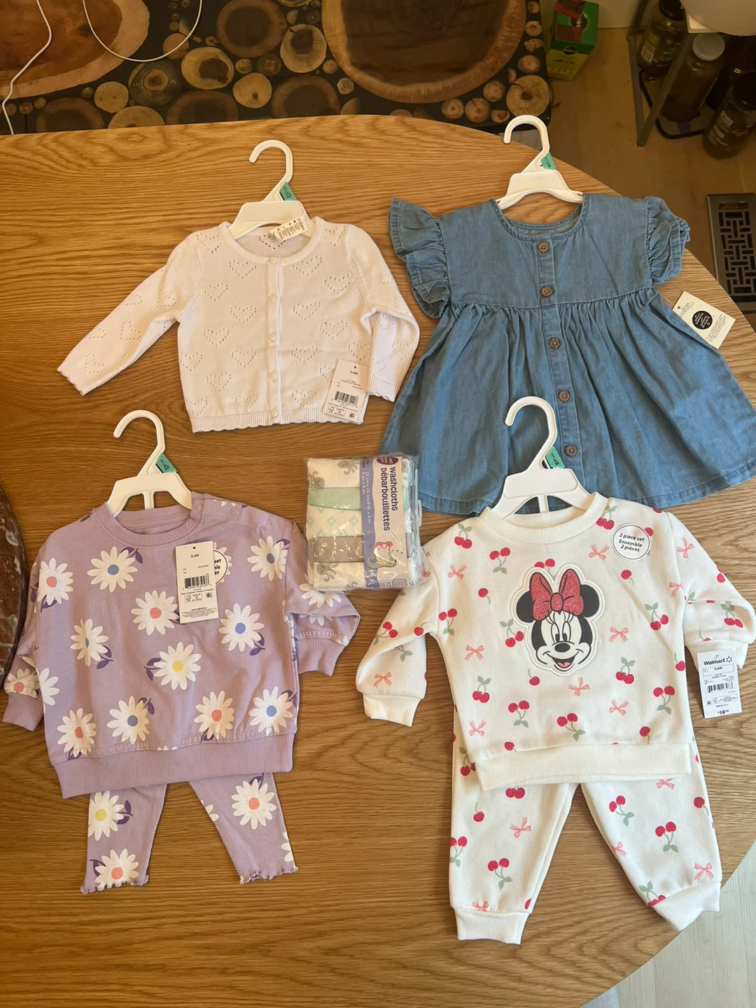 Brand New 5-Piece Toddler Girl Set (George Brand) - 3-6 M