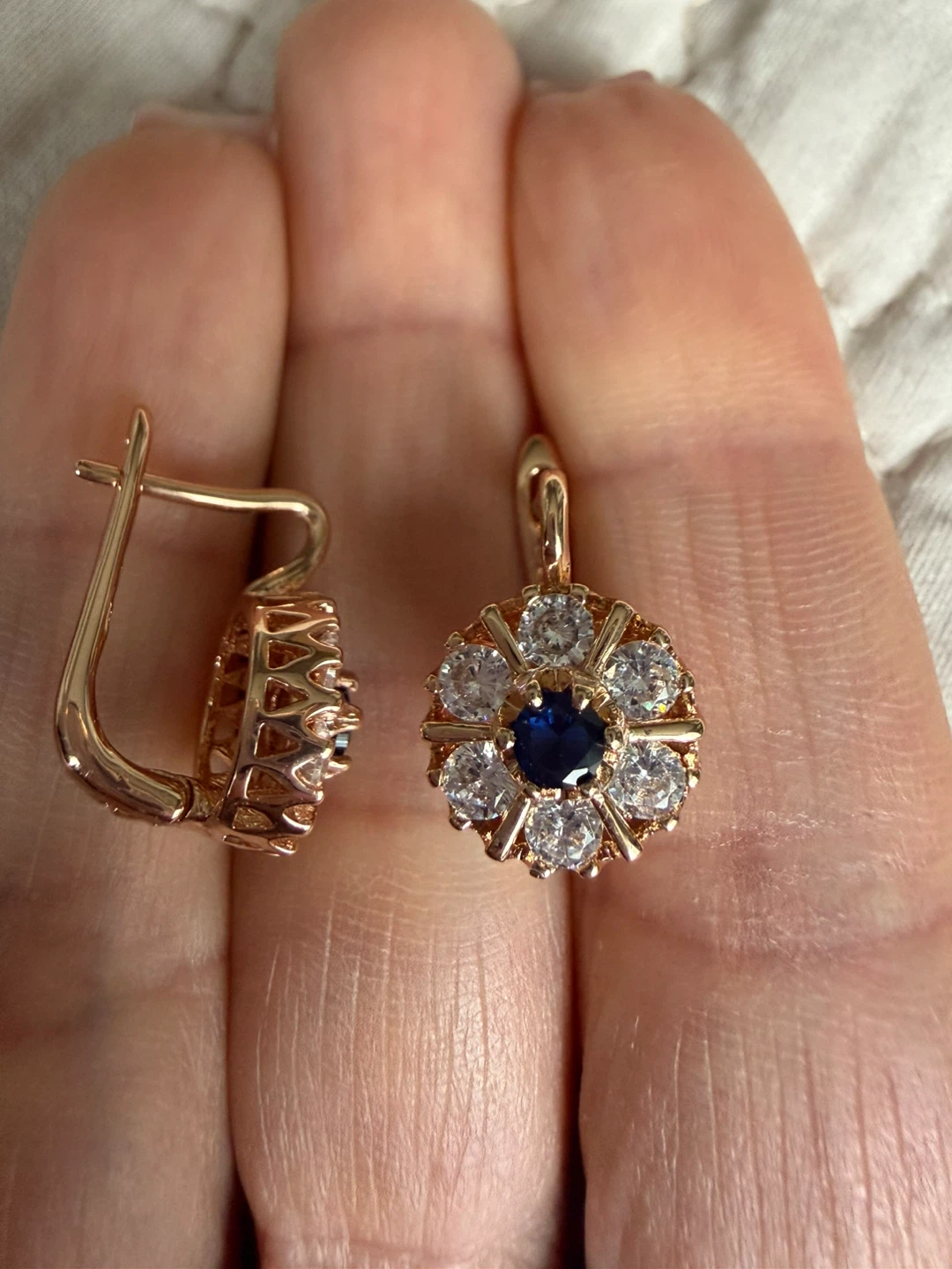 14k gemstone earrings
