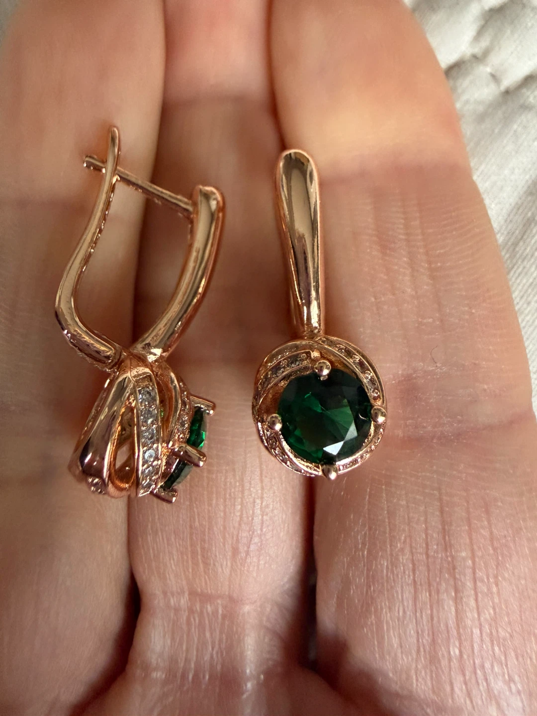 14k gemstone earrings