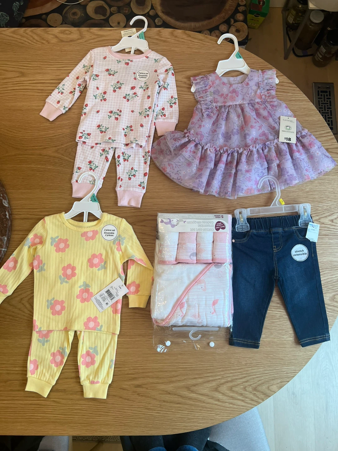 Brand New 5-Piece Toddler Girl Set (George Brand) - 3-6 M