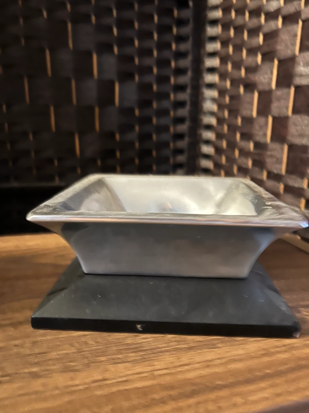 Set of 2 Square Metal Candle Holders - photo 2