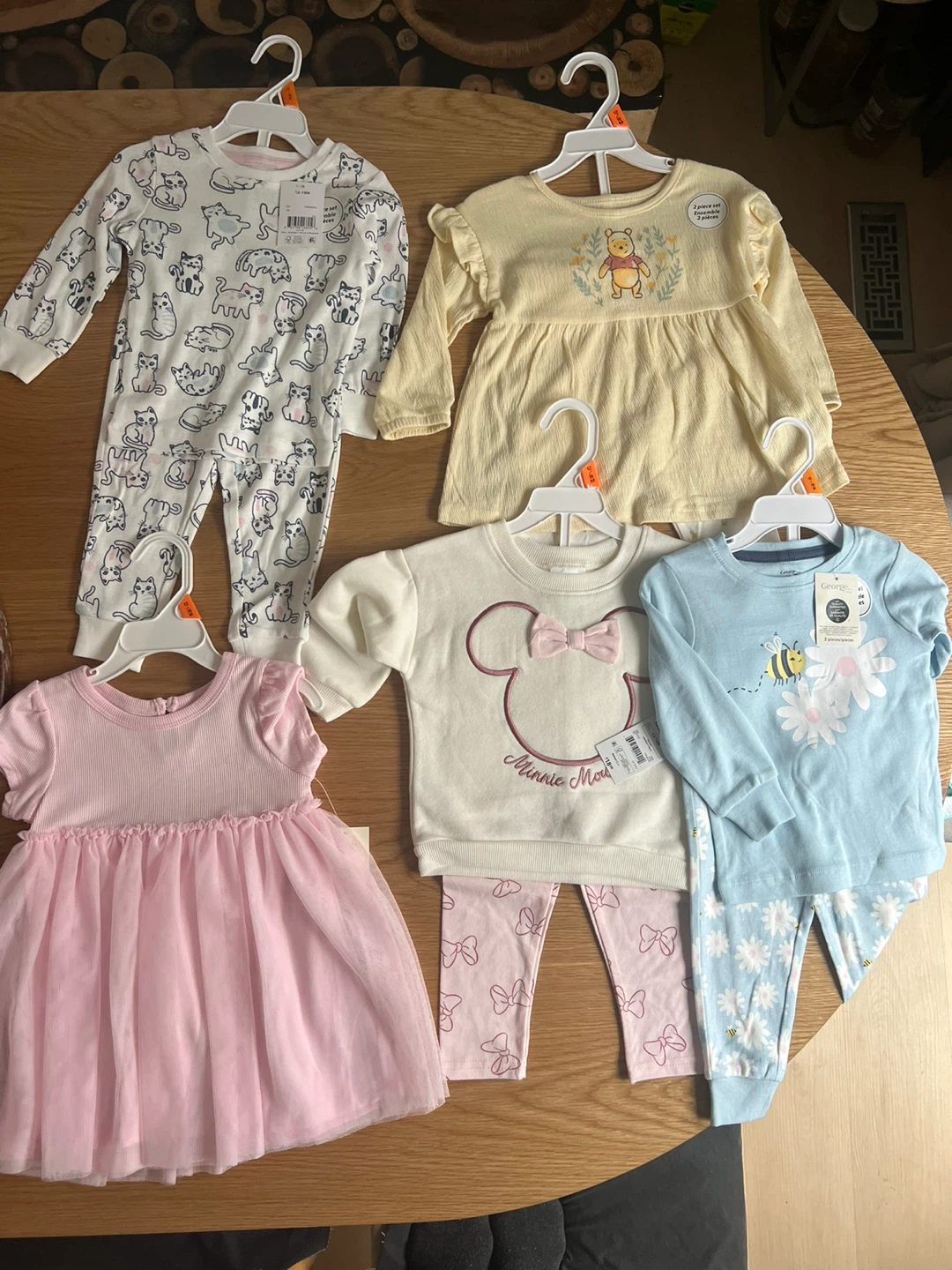 Brand New 5-Piece Toddler Girl Set (George Brand) - 12-18 M