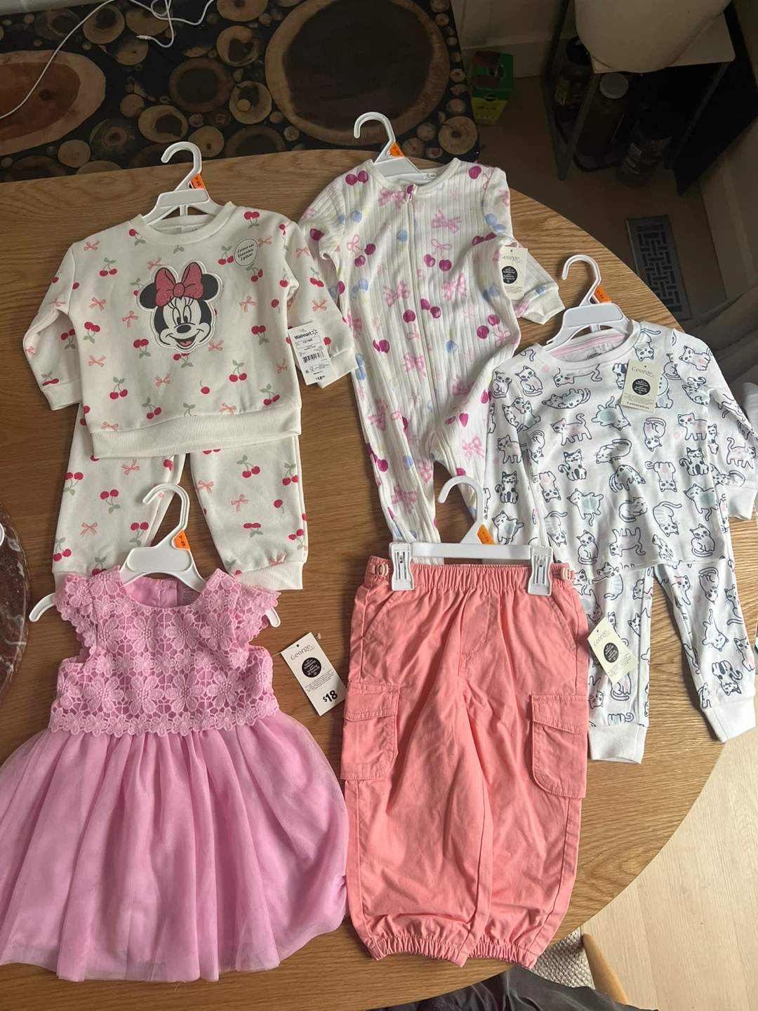 Brand New 5-Piece Toddler Girl Set (George Brand) - 12-18 M