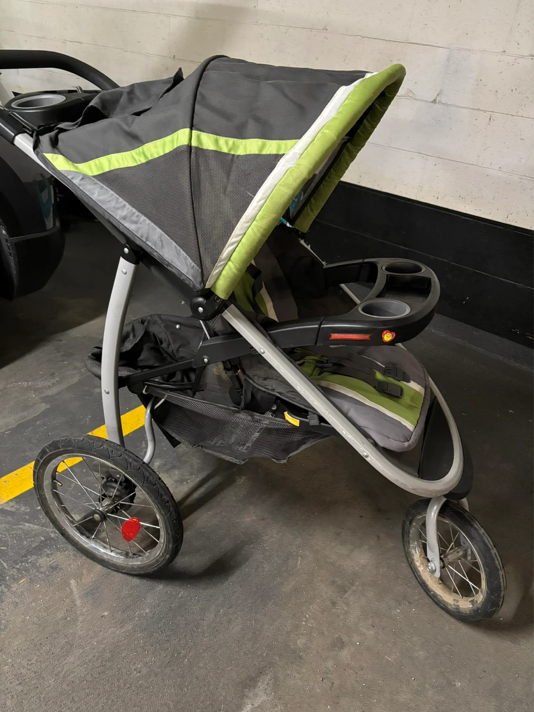 Graco Jogging Stroller - Grey & Green