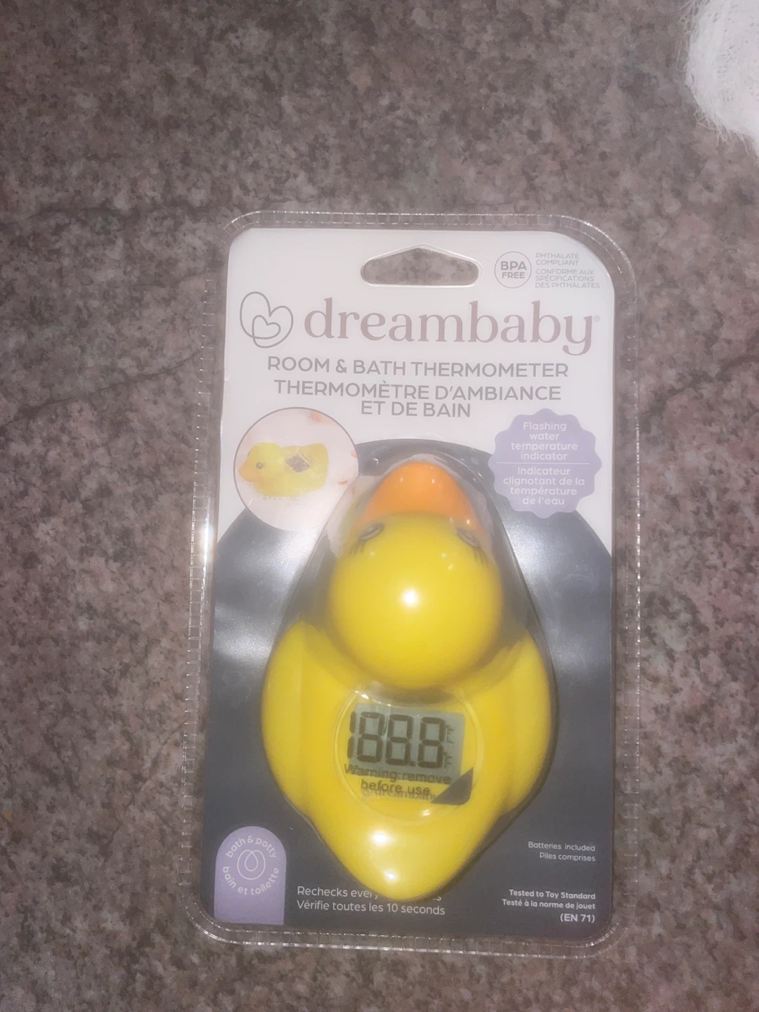 Dreambaby Room & Bath Thermometer - Yellow Duck
