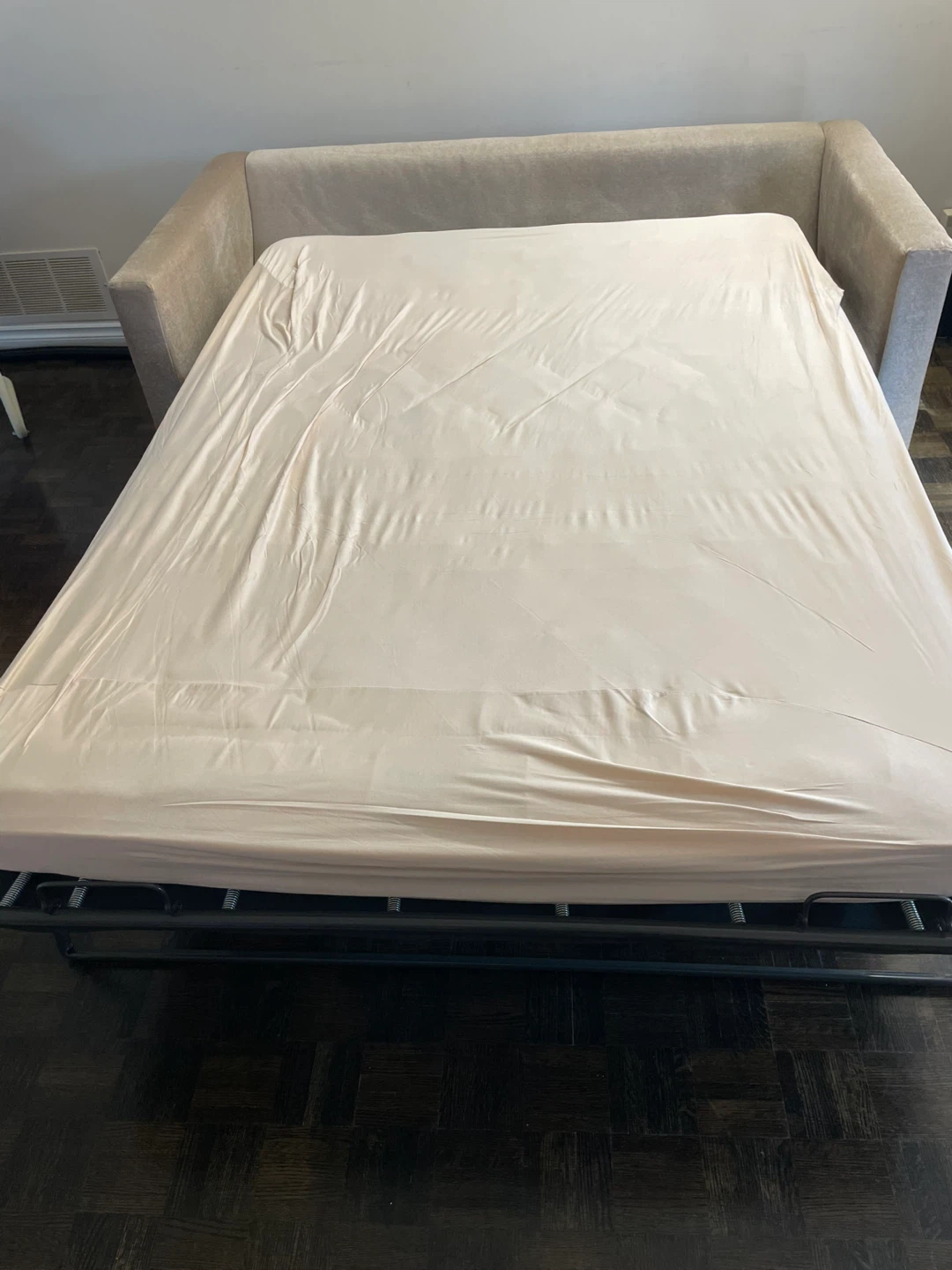 Moving sale two seater sofa cum bed - photo 3
