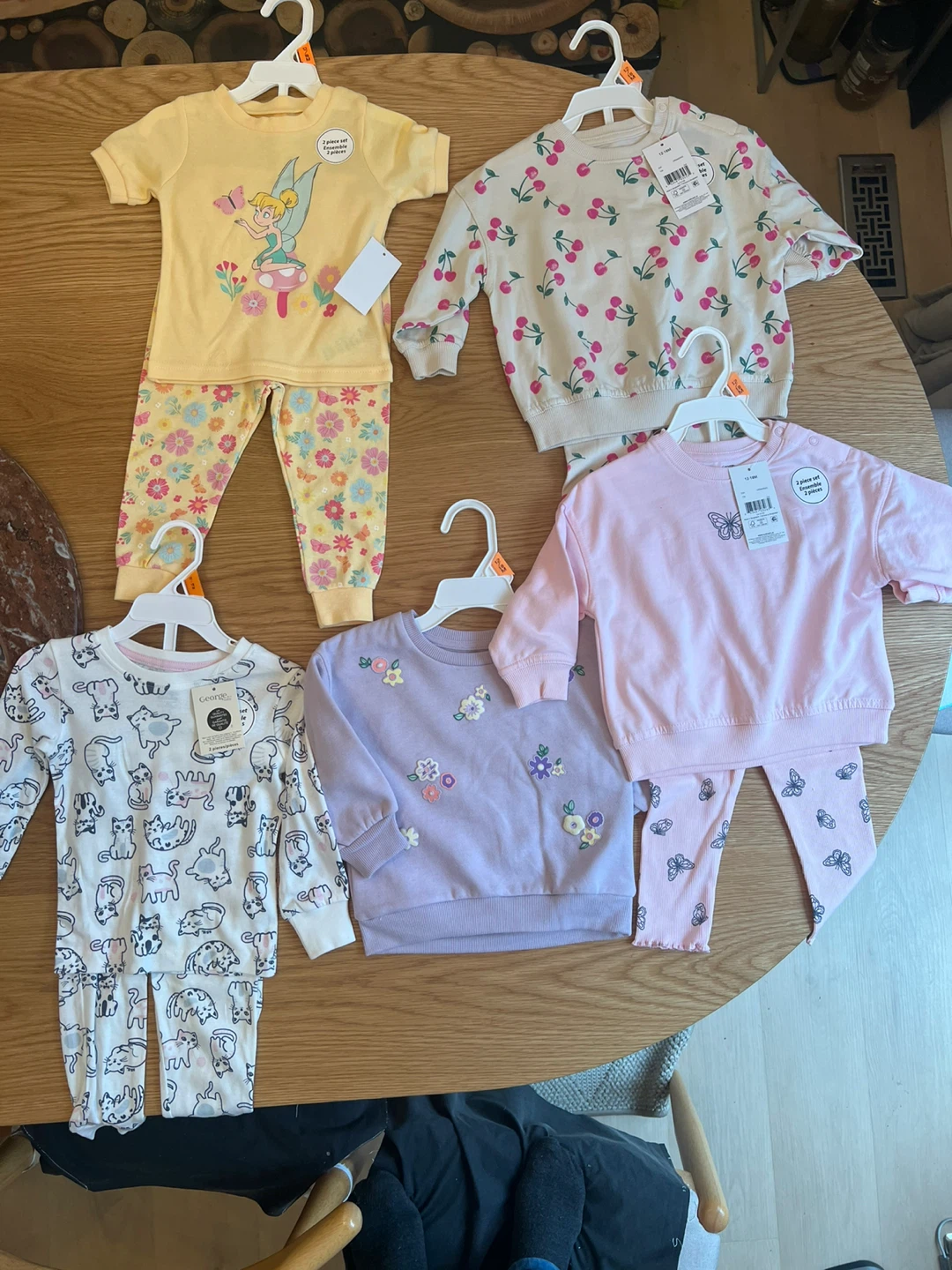 Brand New 5-Piece Toddler Girl Set (George Brand) - 12-18 M