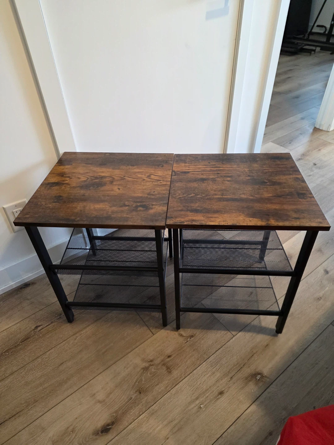 Multi-tier Industrial Side Table - photo 2