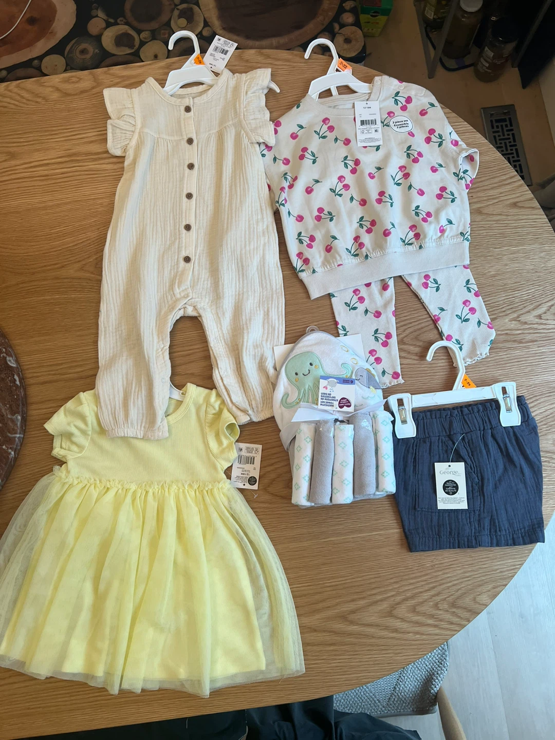 Brand New 5-Piece Toddler Girl Set (George Brand) - 12-18 M