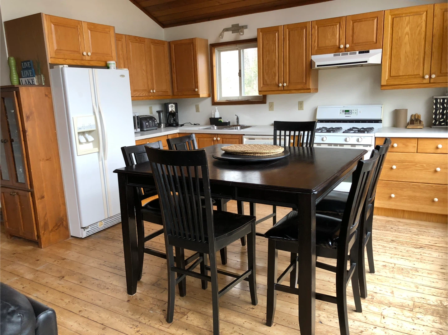 Black Dining Table and Chairs Set