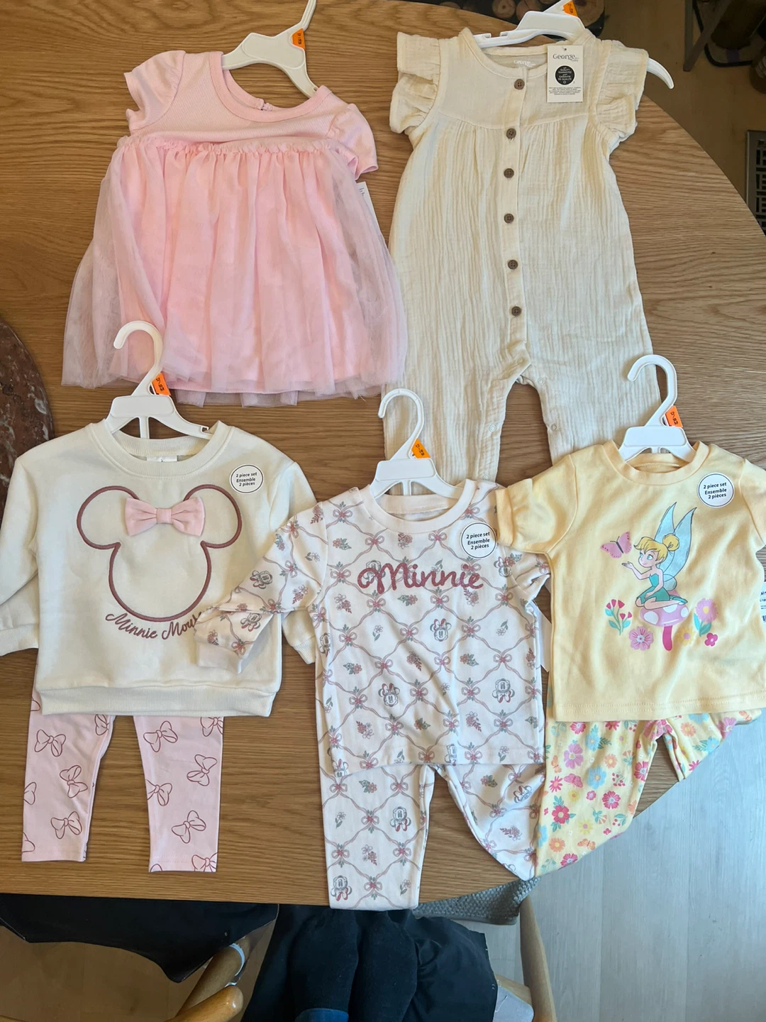Brand New 5-Piece Toddler Girl Set (George Brand) - 12-18 M