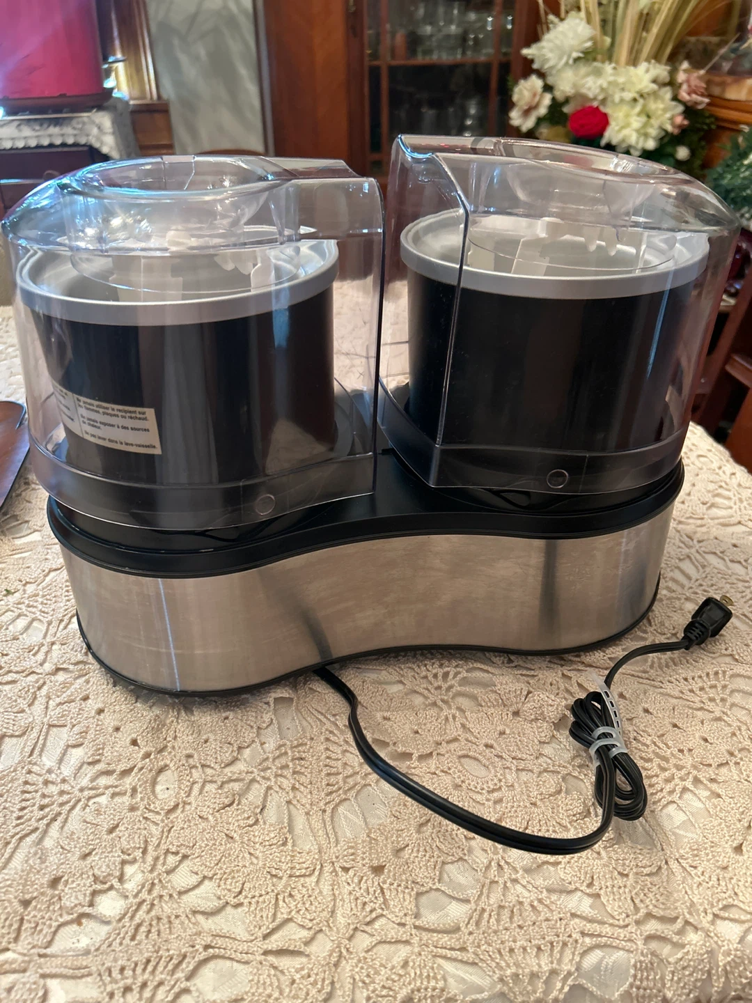 Tested Working Cuisinart Dual Ice Cream Maker - photo 2