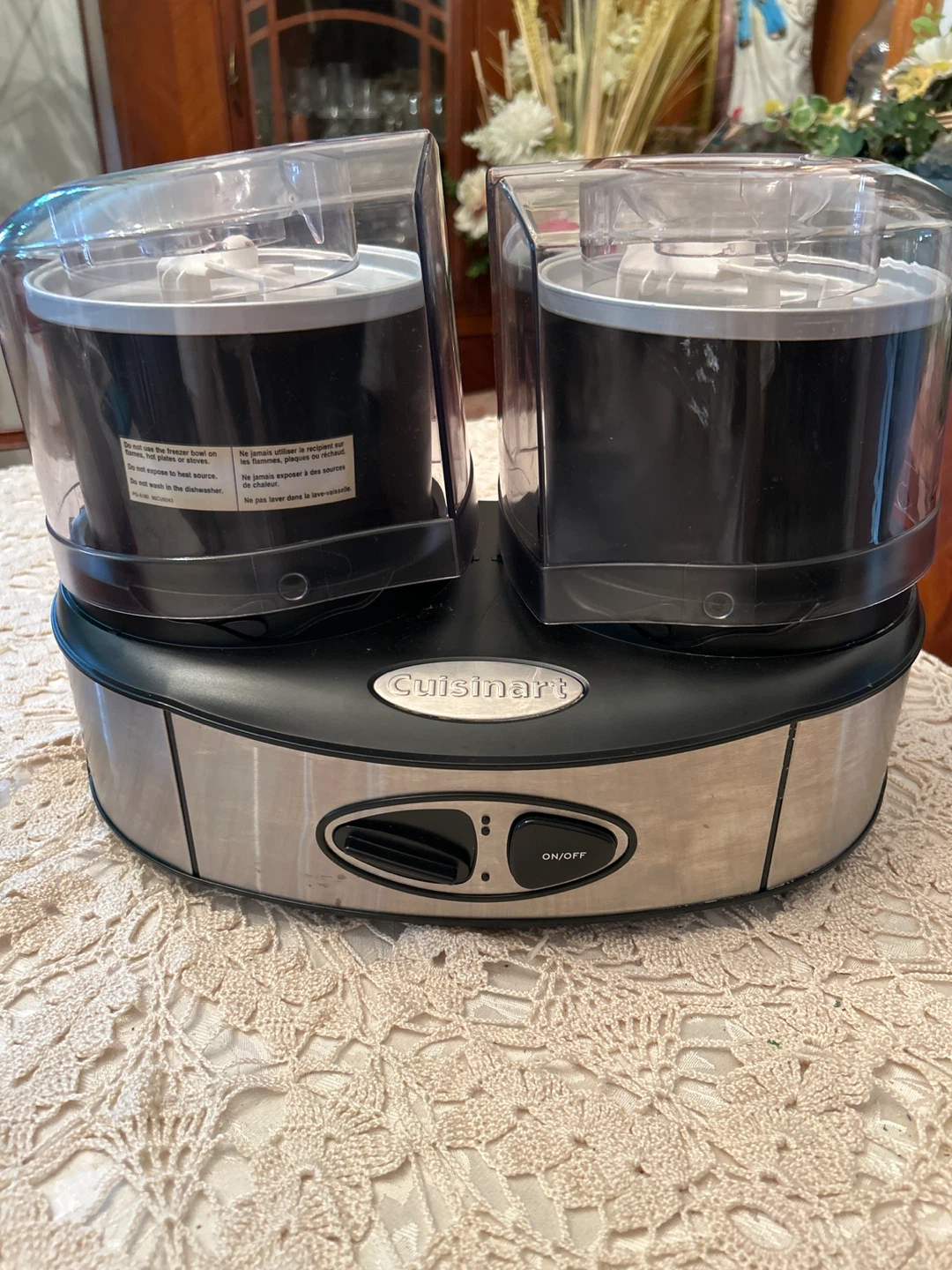 Tested Working Cuisinart Dual Ice Cream Maker