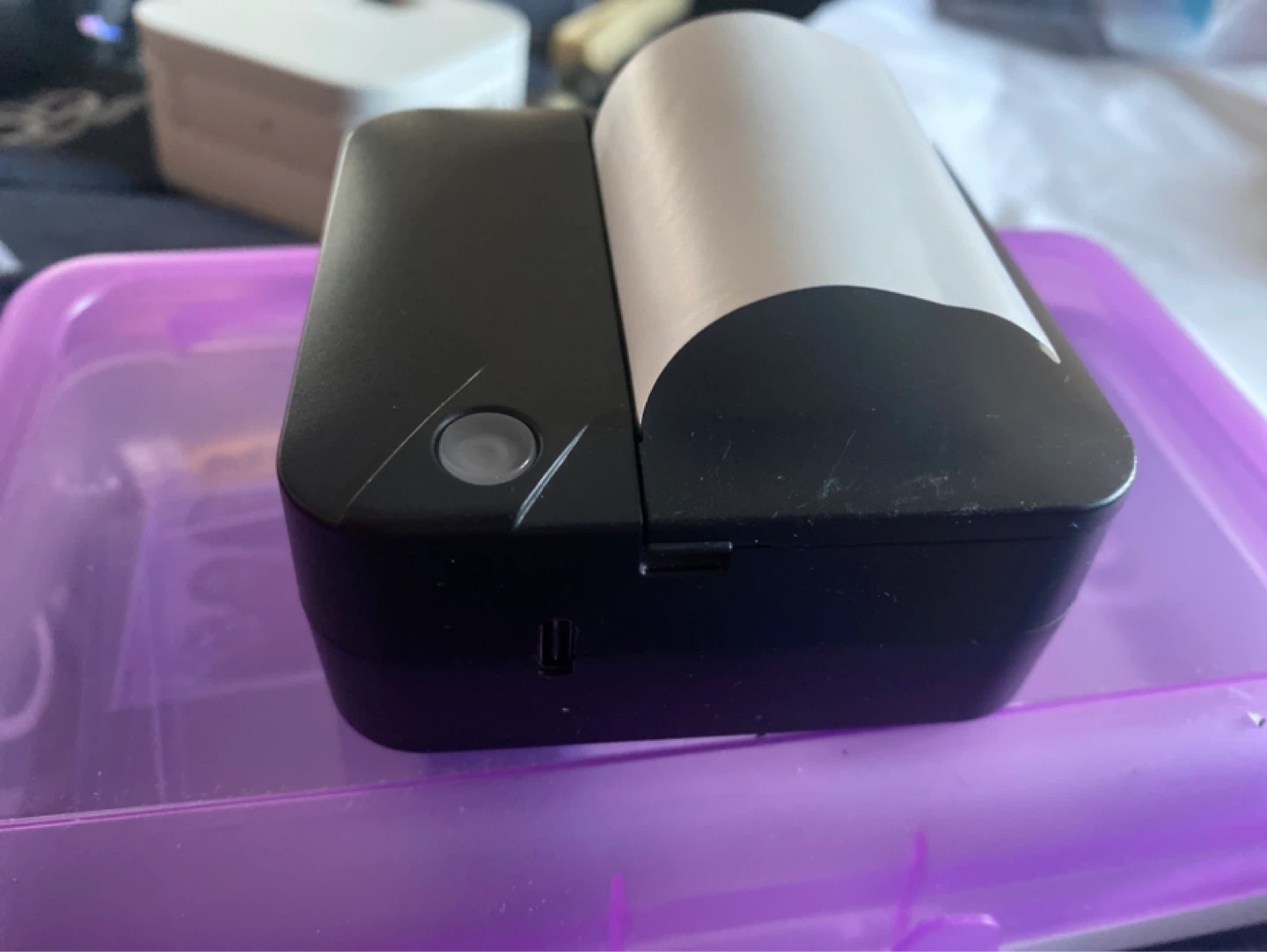 Portable Mini Printer with Label Roll