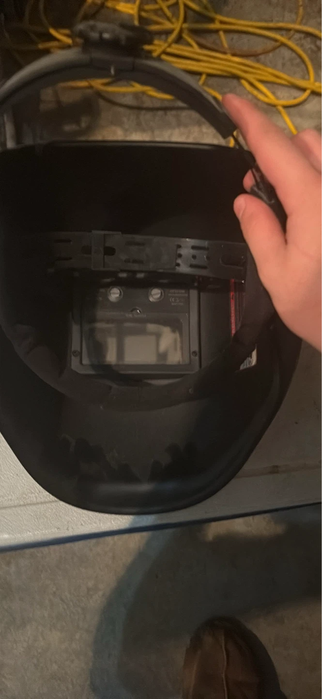 Welding Helmet with Flames Design
