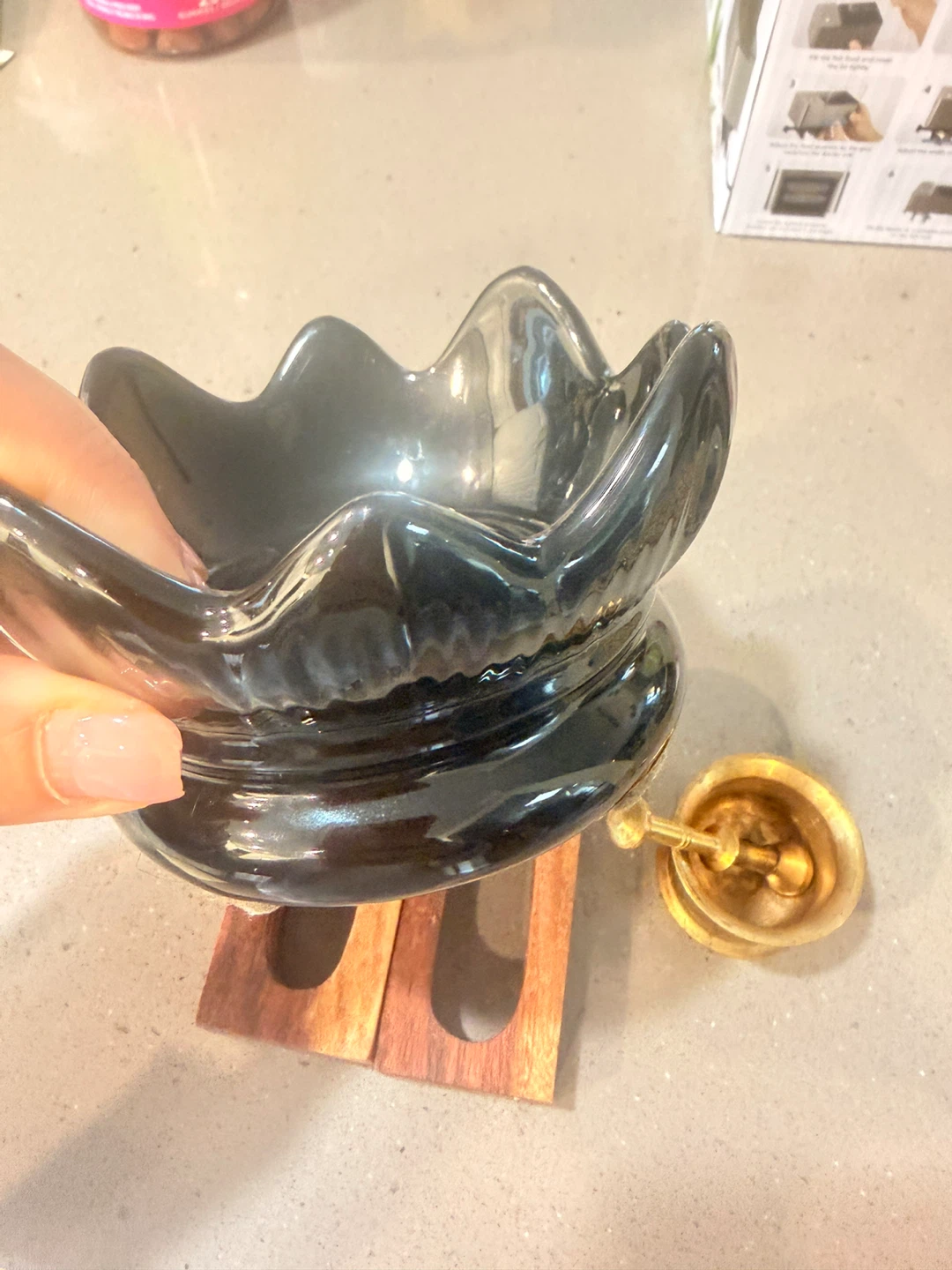 Grinder handle and candle holder …. - photo 3