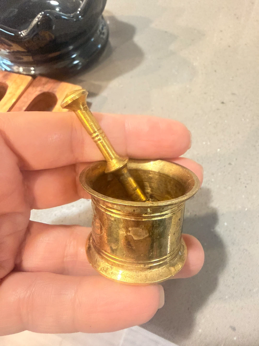 Grinder handle and candle holder …. - photo 2