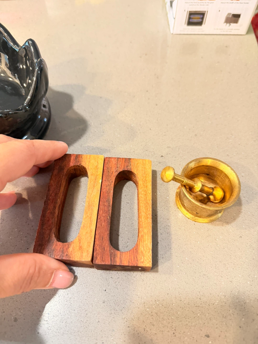 Grinder handle and candle holder …. - photo 4