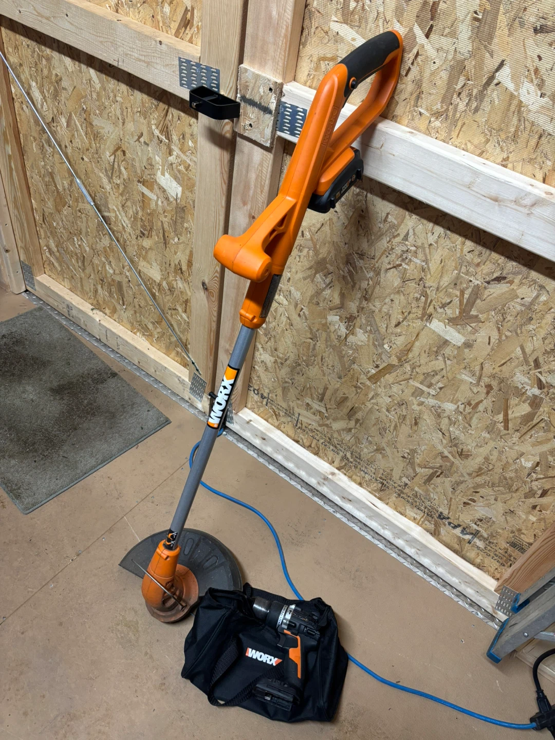 WORX 20V Power Share Brushless Drill & Trimmer Combo Kit