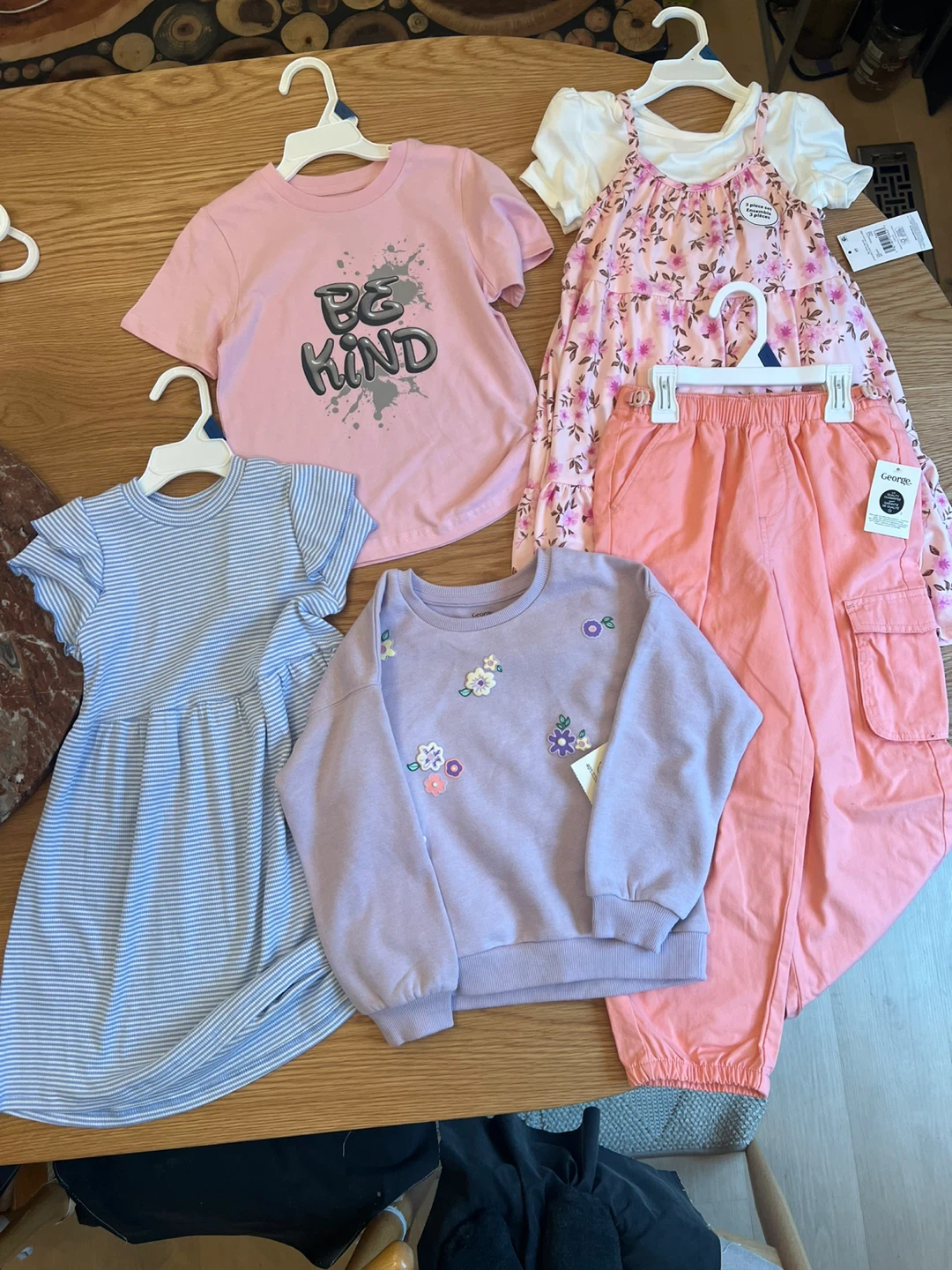 Brand New 5-Piece Toddler Girl Set (George Brand) - 5T
