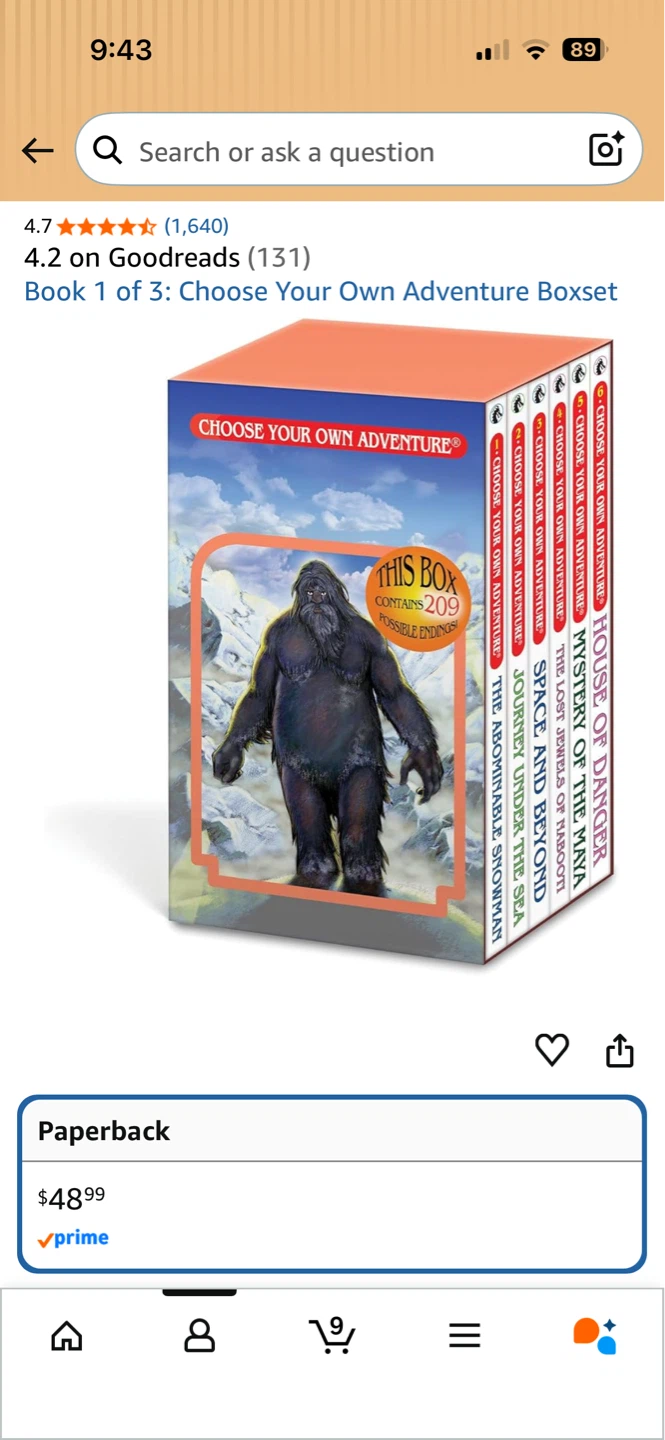 Choose Your Own Adventure Box Set Book 1-6 - photo 2