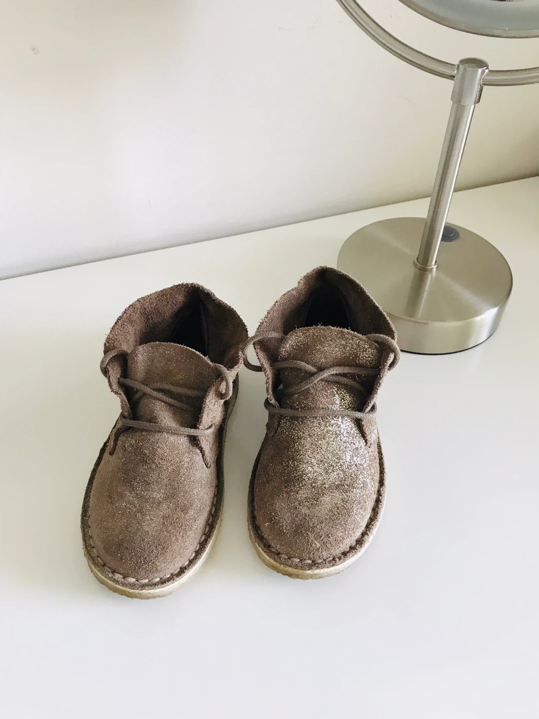 Zara kids leather boots