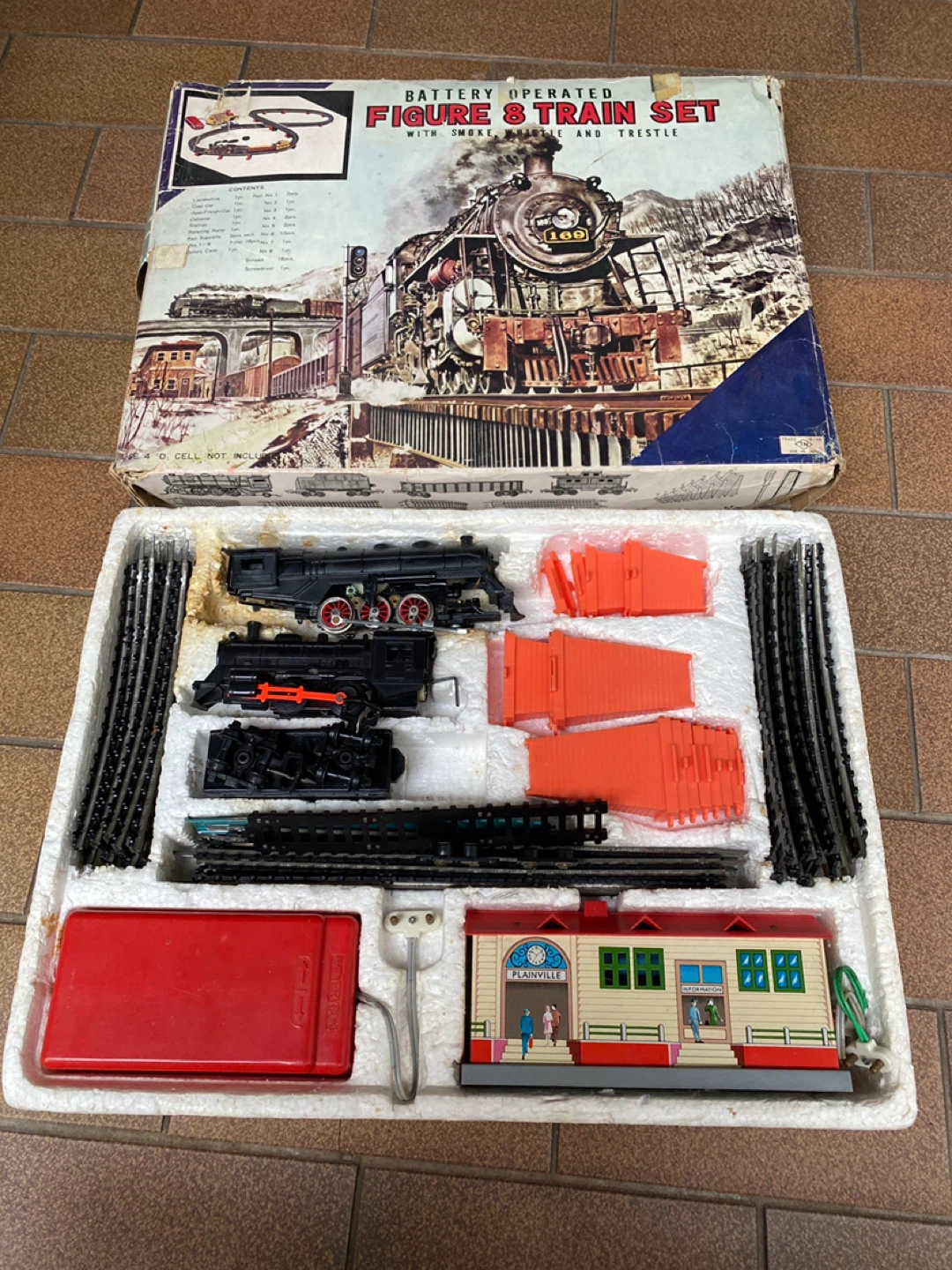 Vintage Figure 8 Train Set