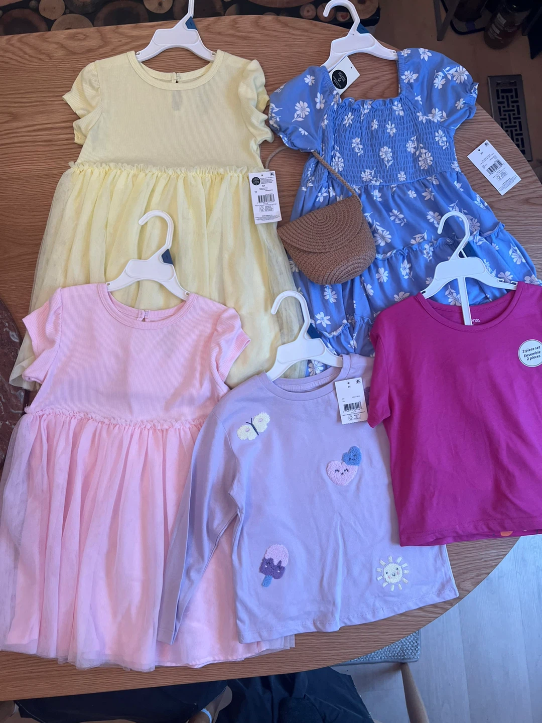 Brand New 5-Piece Toddler Girl Set (George Brand) - 5T