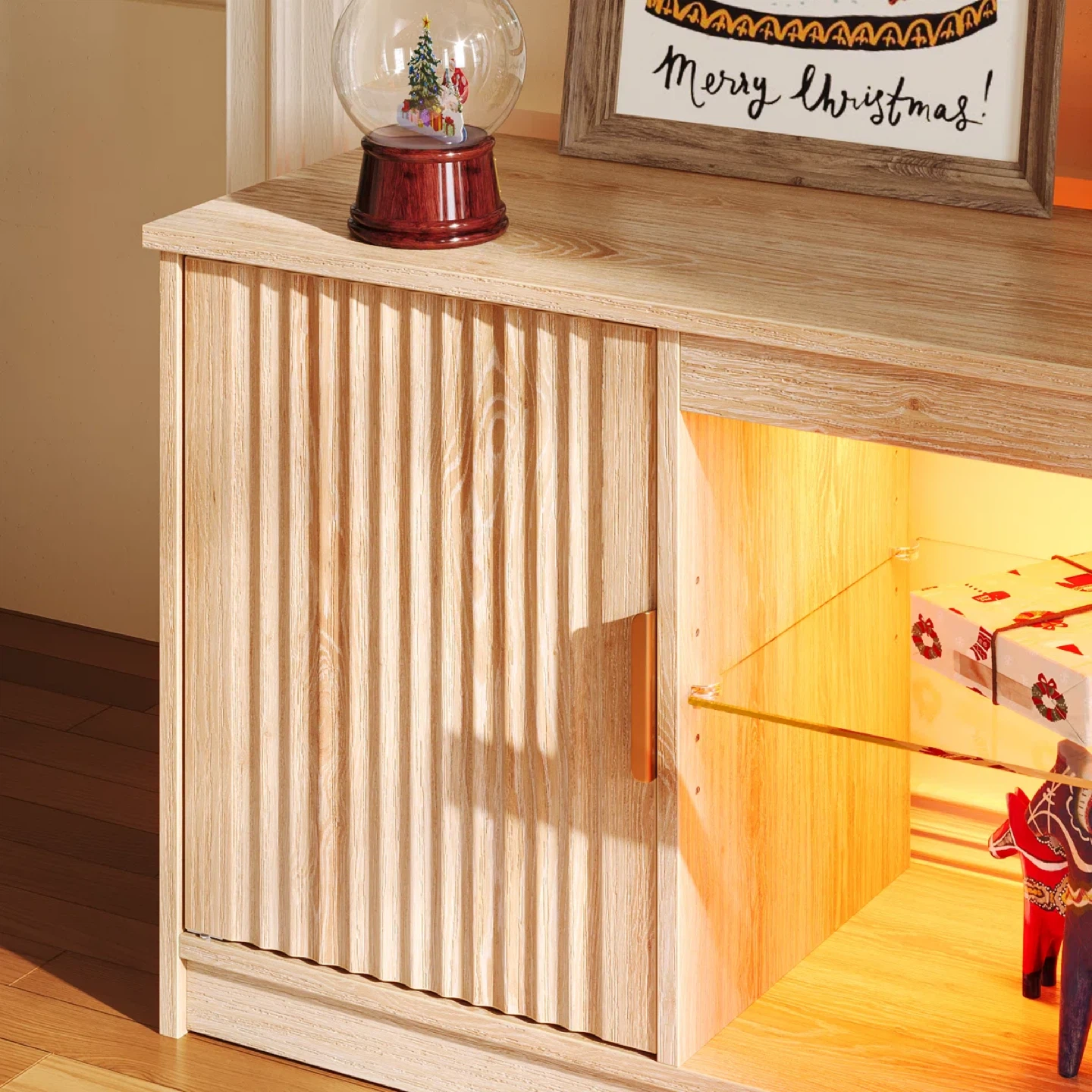 Bestier TV Stand Media Console - photo 2