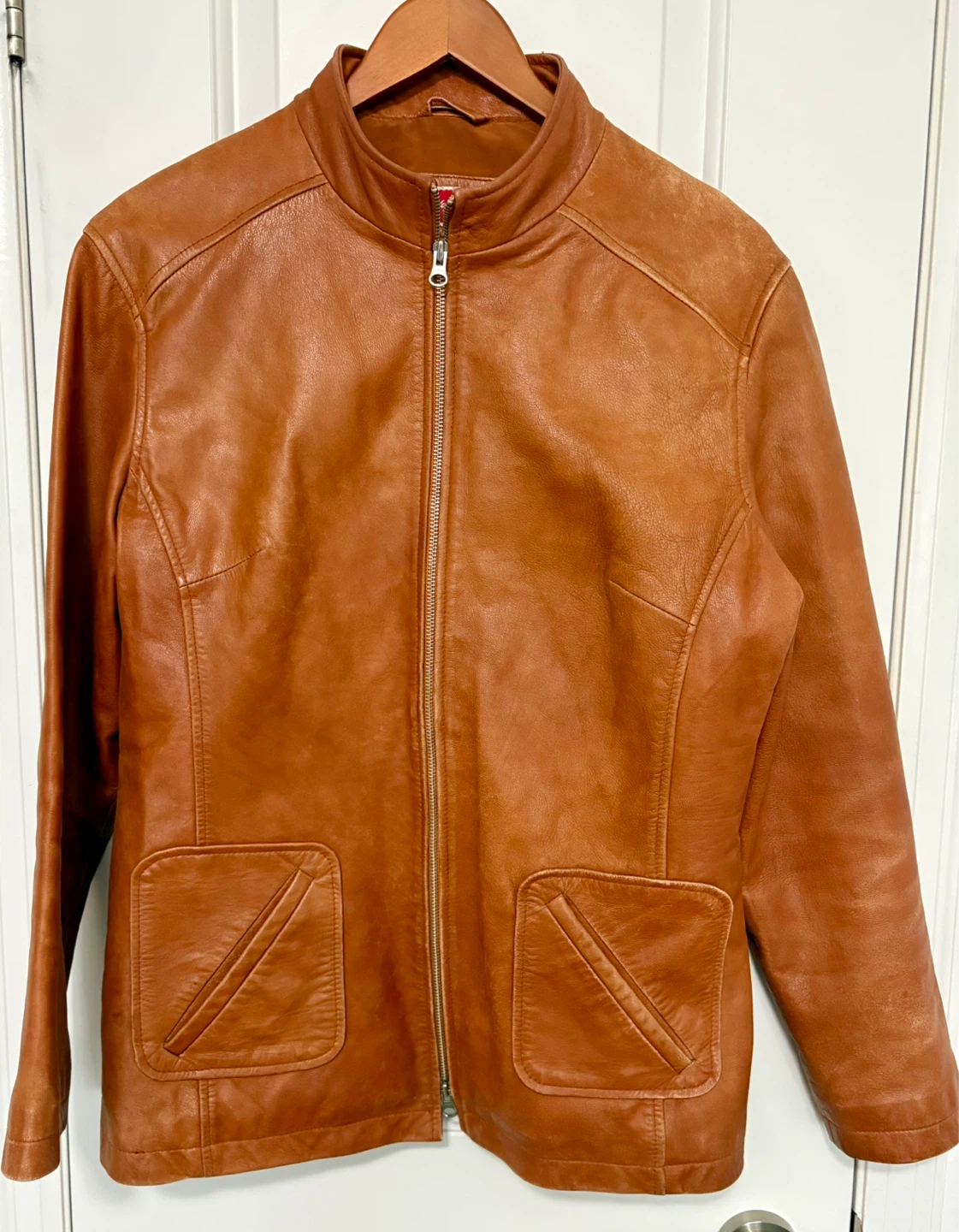 Brown Leather Jacket - photo 3