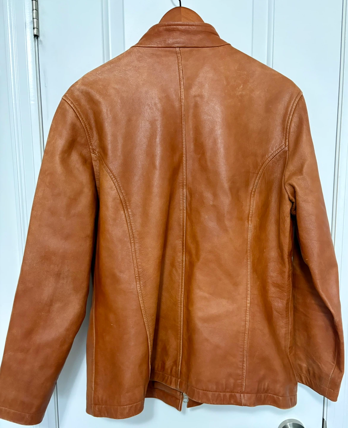 Brown Leather Jacket - photo 4