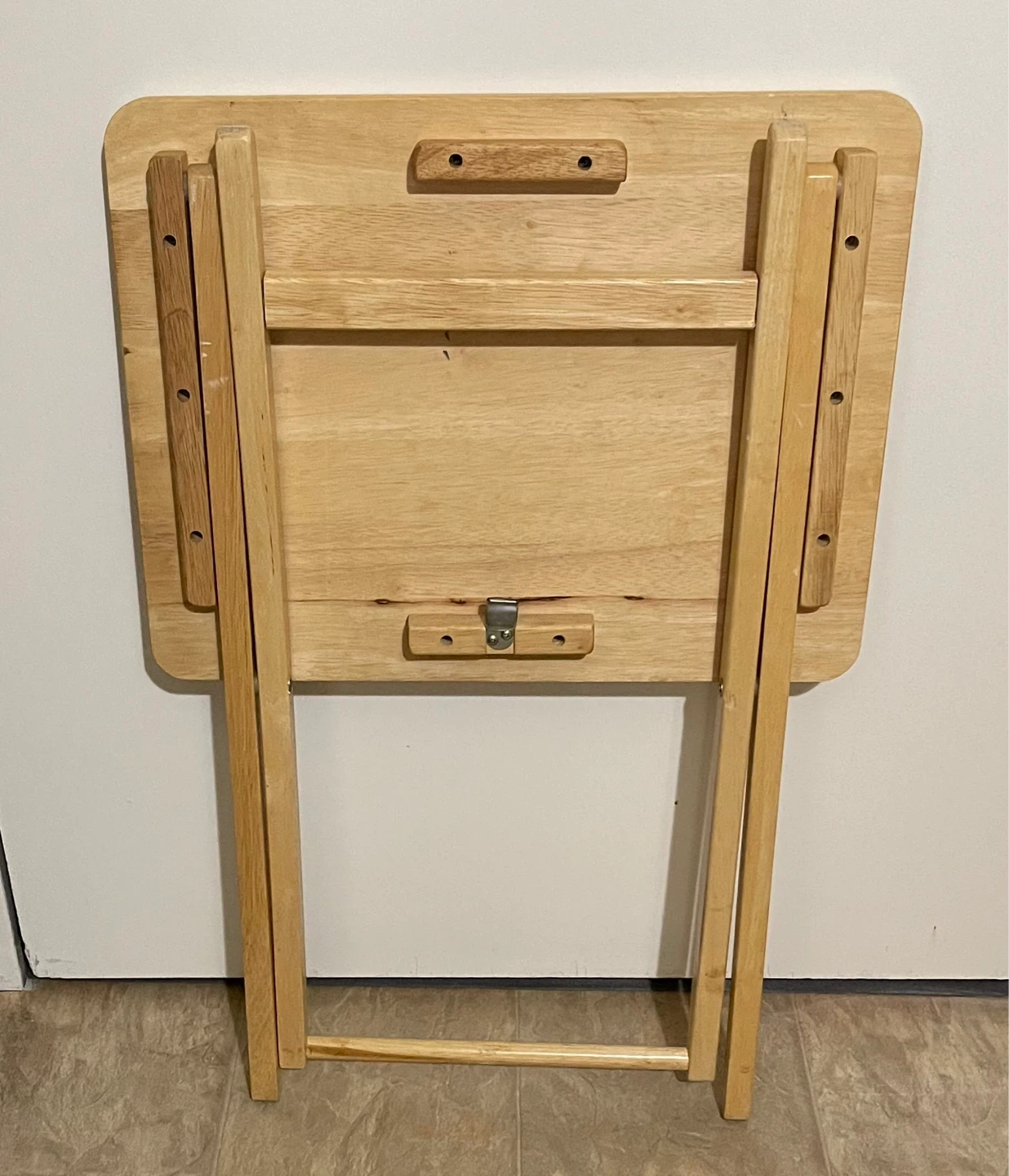 🌱 Wooden Folding Tray Table - photo 5