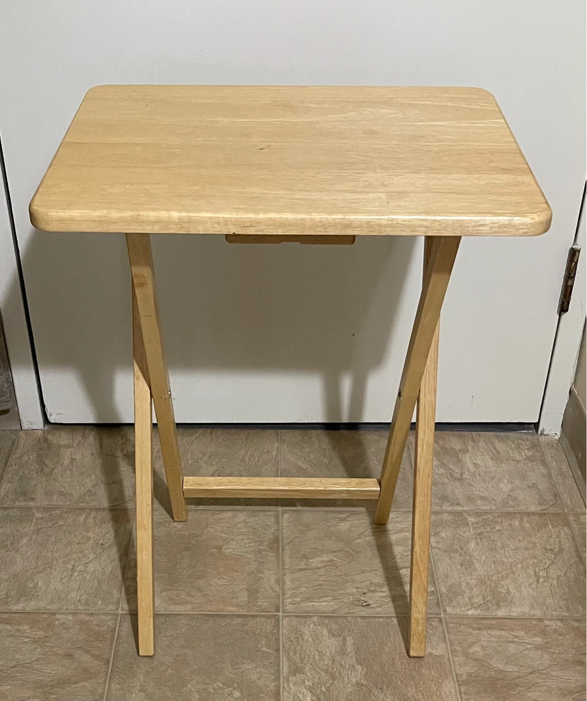🌱 Wooden Folding Tray Table